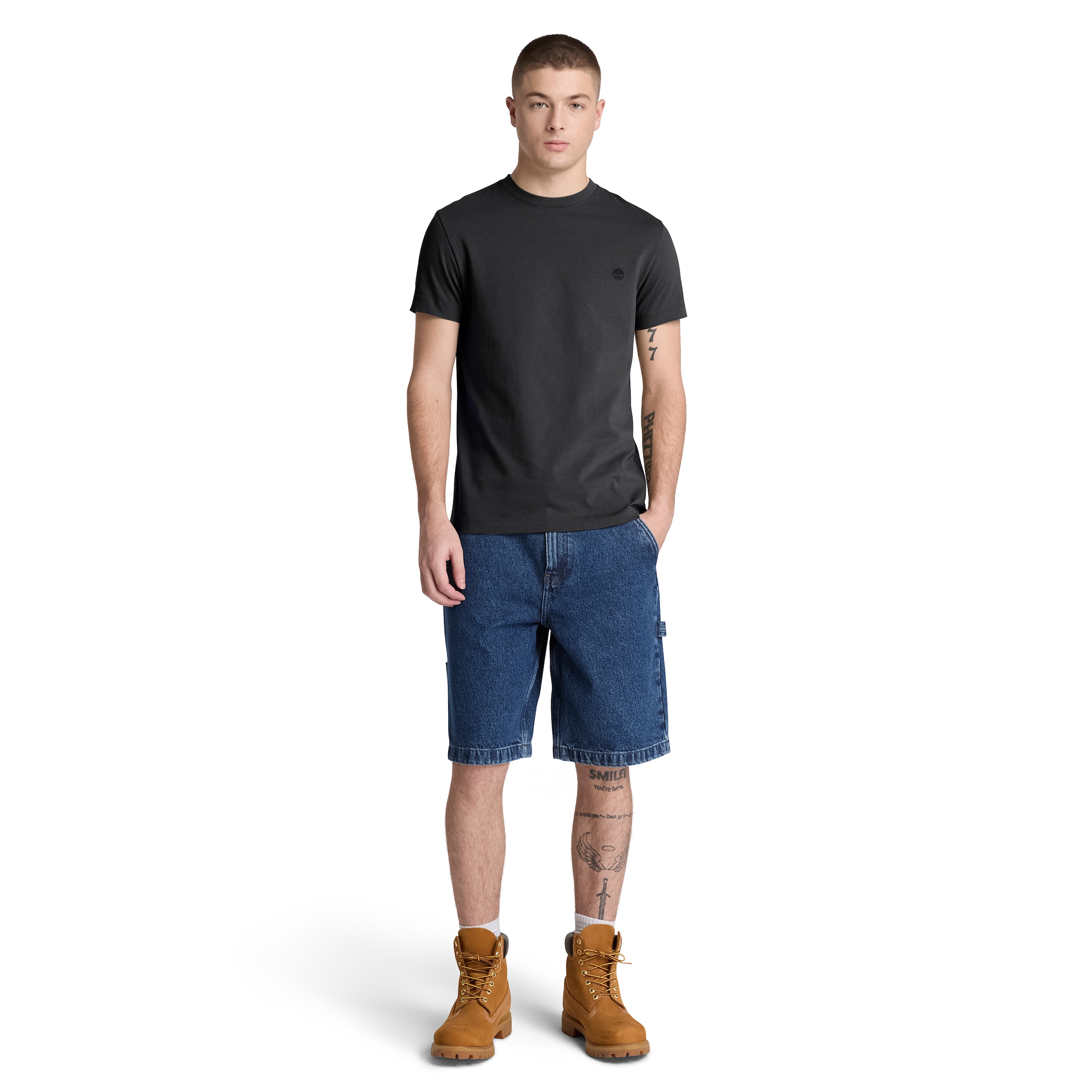 Timberland T-Shirt »DUNSTAN RIVER - SS Tee (Slim)« mit Rundhalsausschnitt, Kurzarm-Design, aus Baumwolle