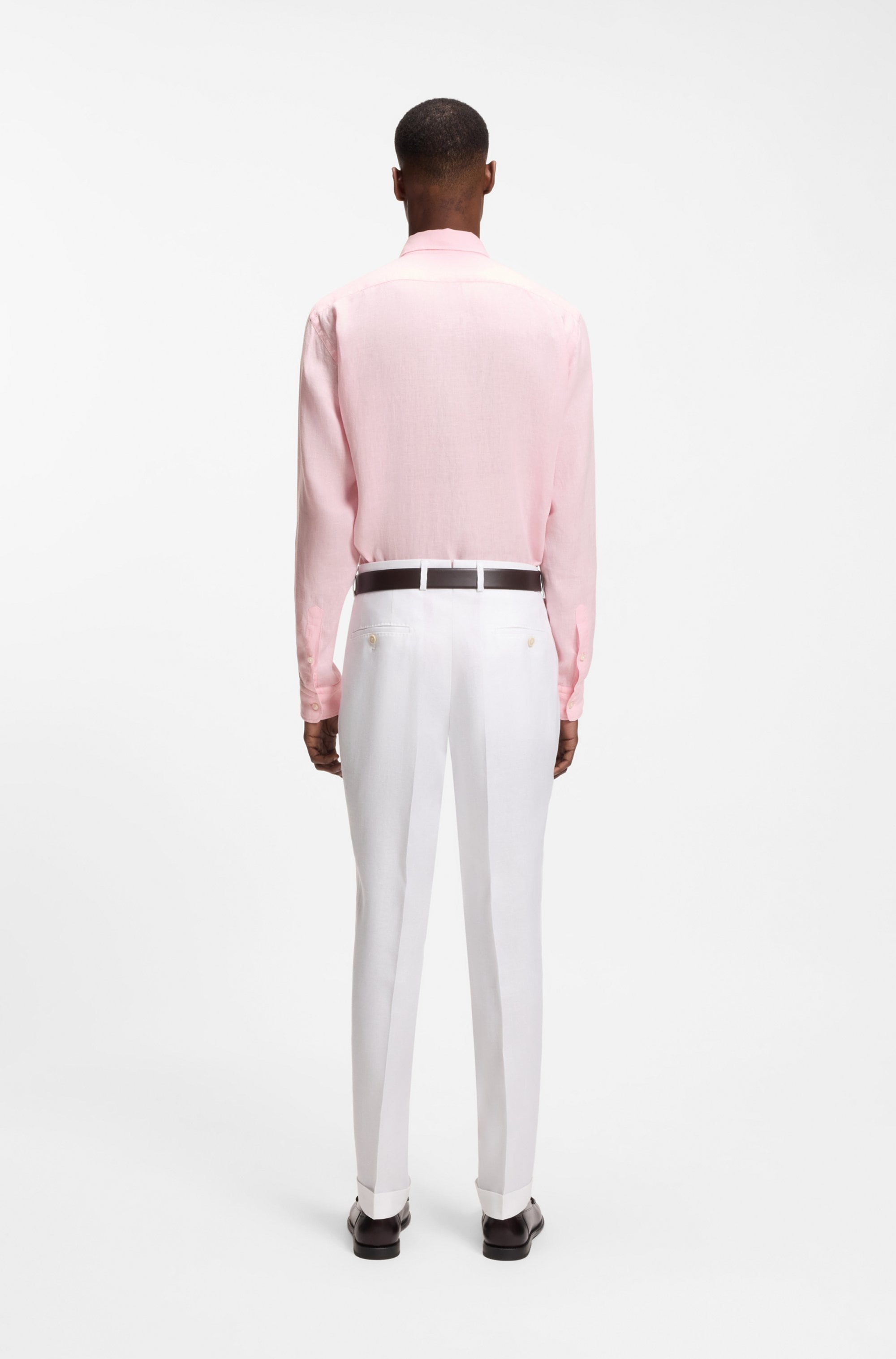 BOSS Chemise en lin »LIAM« mit Button-Down-Kragen, regular fit