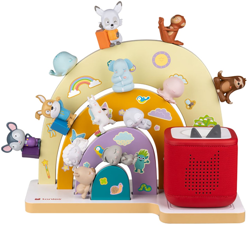 tonies Étagère pour enfants »Standregal - Regenbogen« für bis zu 40 Tonies
