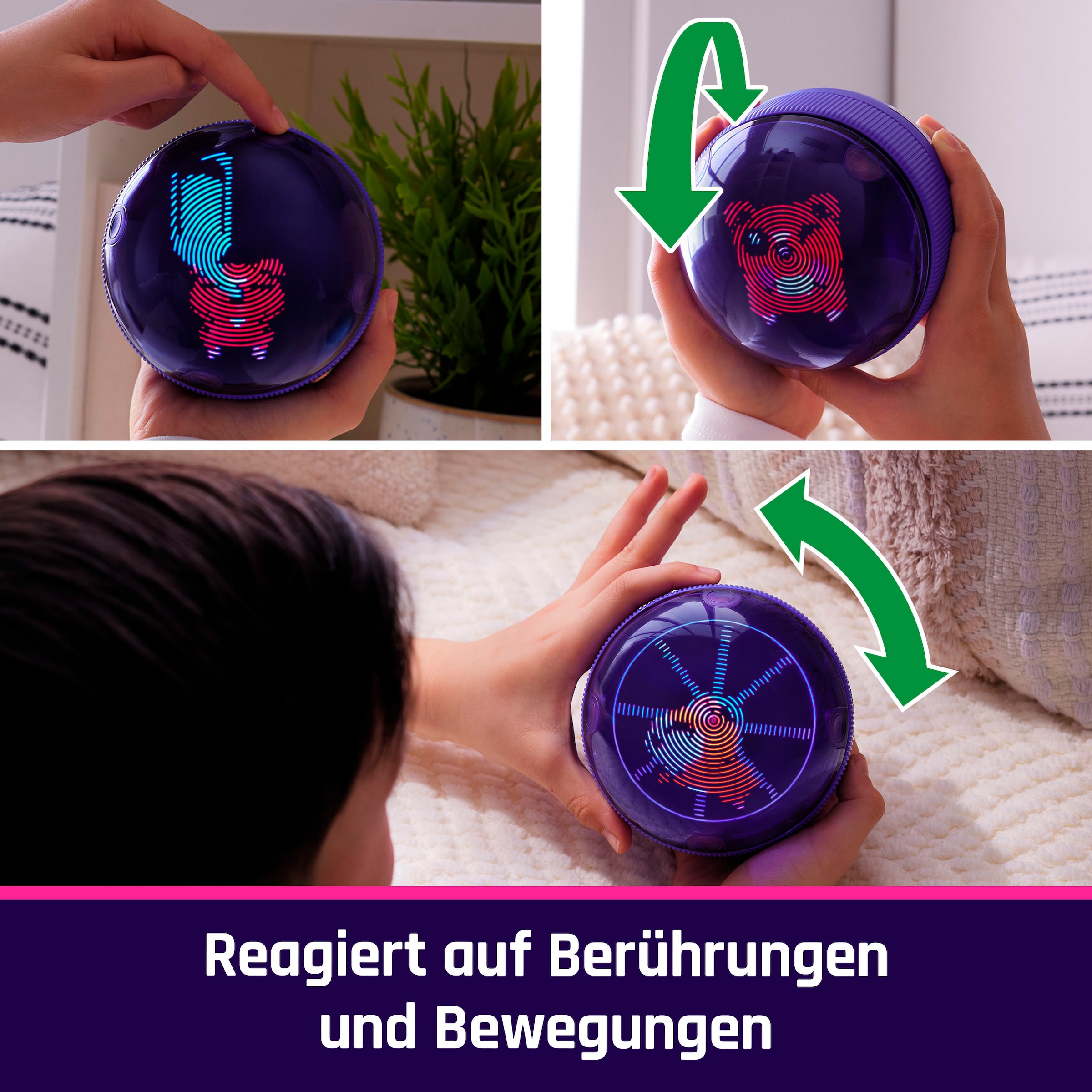 Spin Master Personnage de jeu »Bitzee Hamsterball - Digitales interaktives Spielzeug«