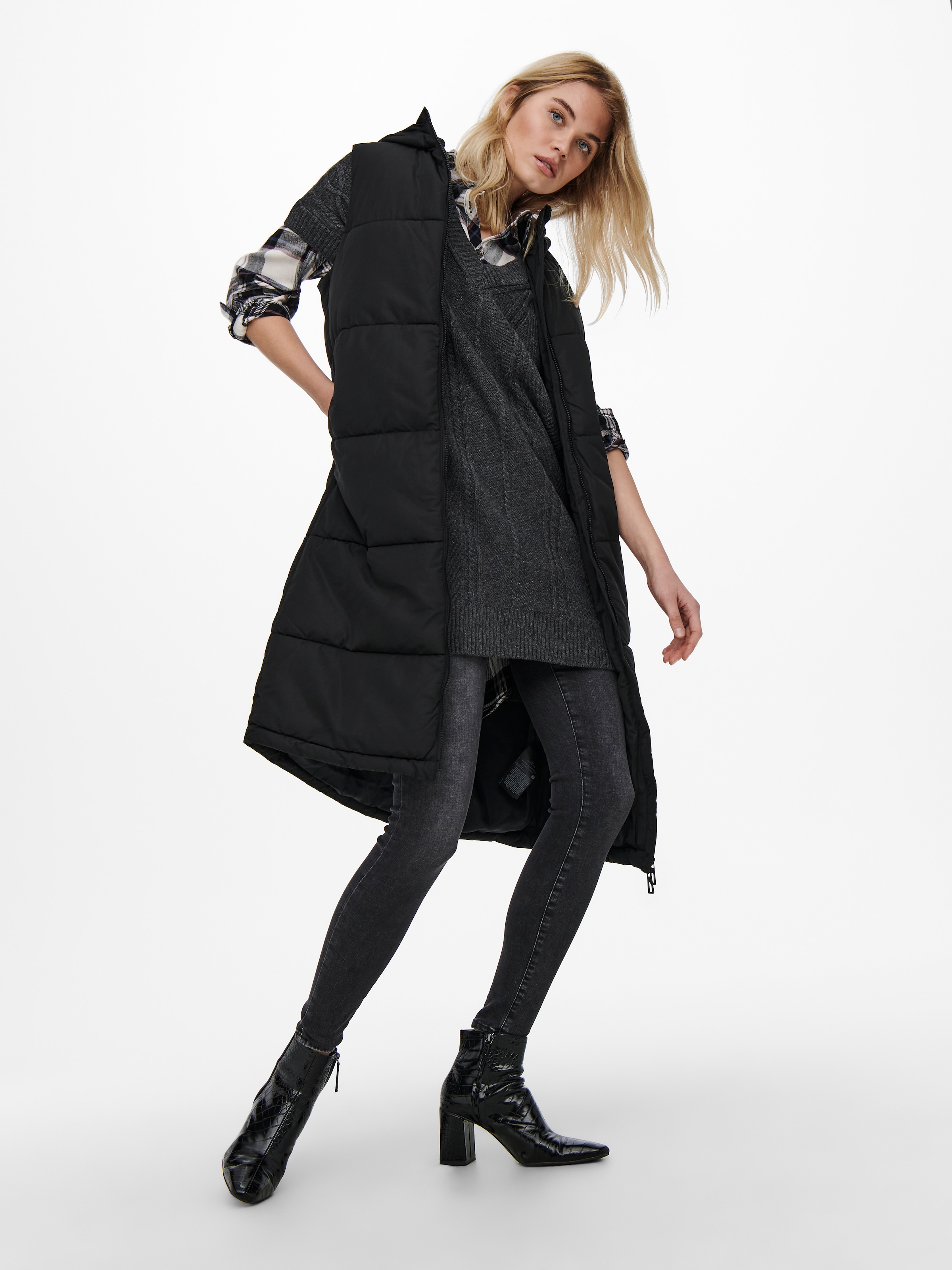 ONLY Gilet matelassé »ONLALINA LONG WAISTCOAT OTW NOOS«
