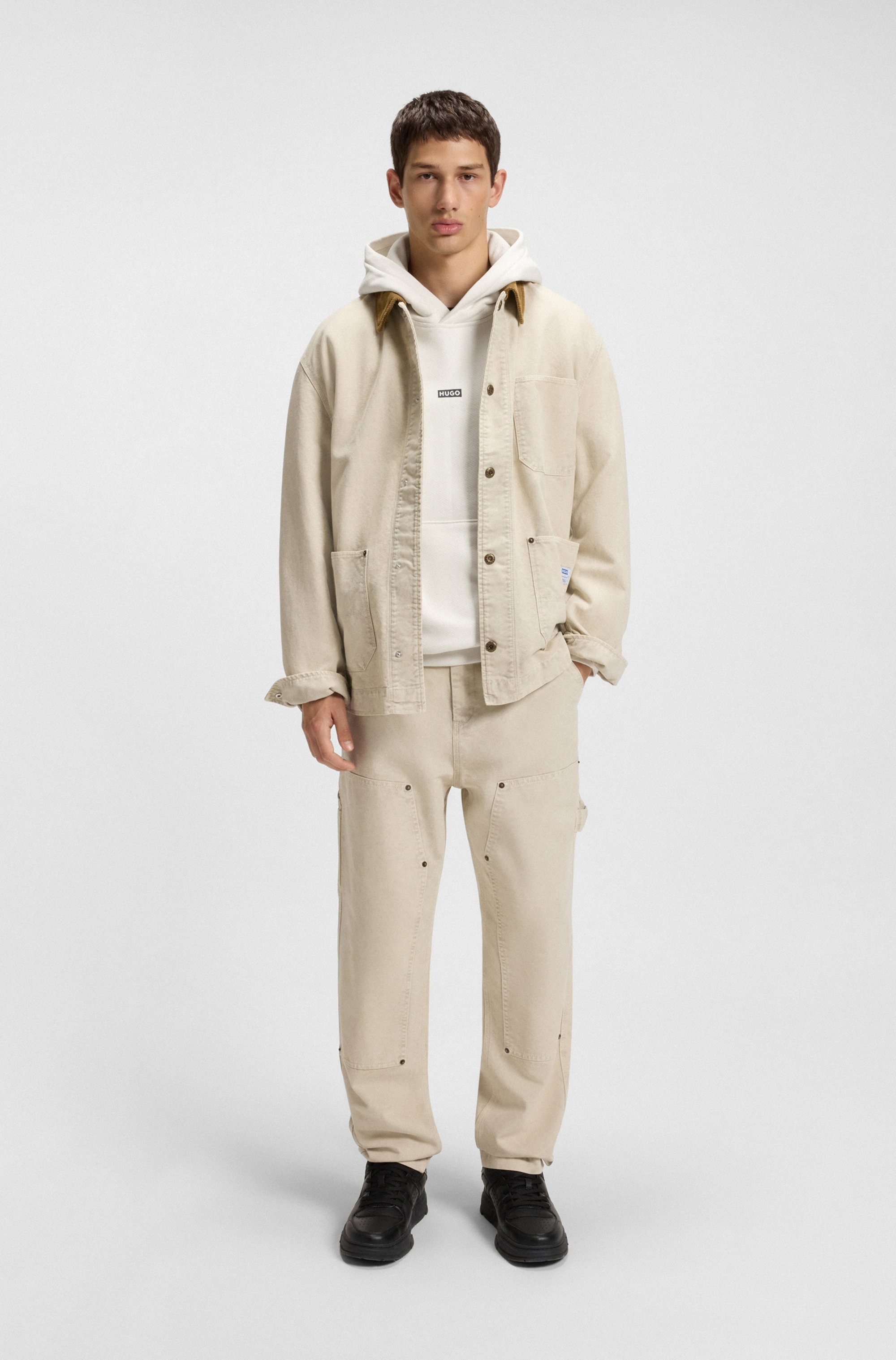 HUGO Blue Hoodie »Nazardo«