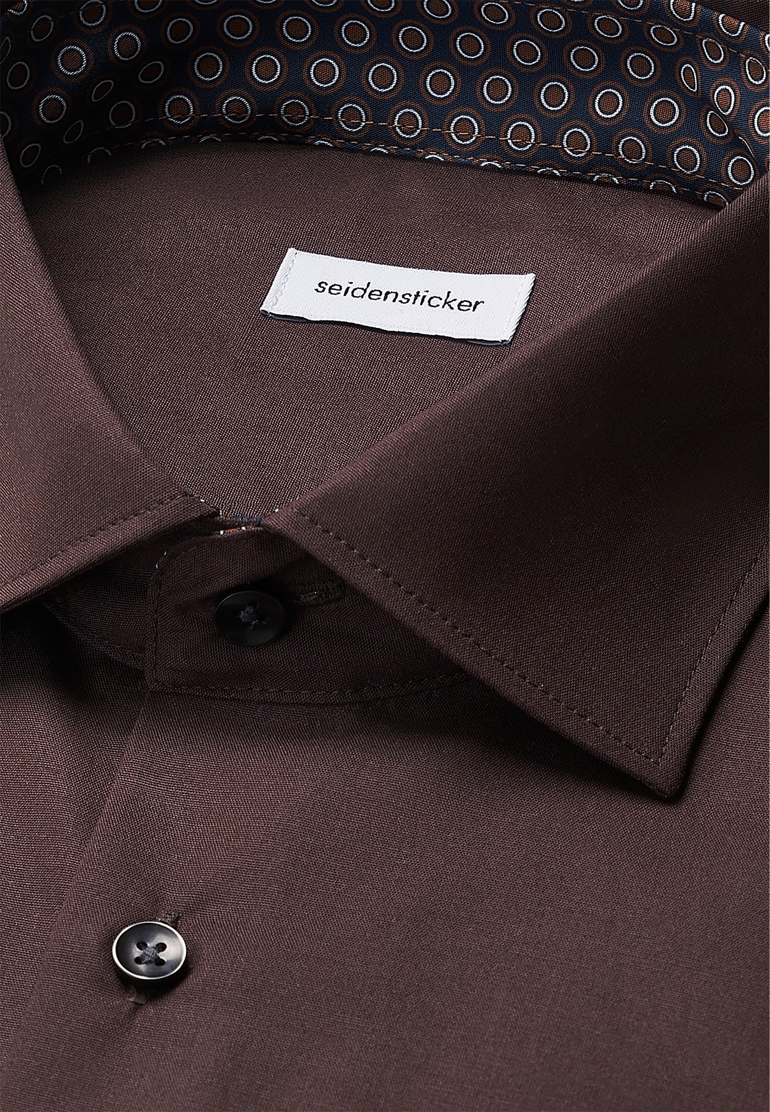 seidensticker Chemise d'affaires »Schwarze Rose« Regular 1/1 Kentkragen Uni