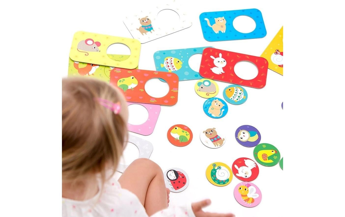   Puzzle »Banana Panda Match The Buddies Pädagogisches Puzzle Pappe 24 Teile« Englisch, Multilingual