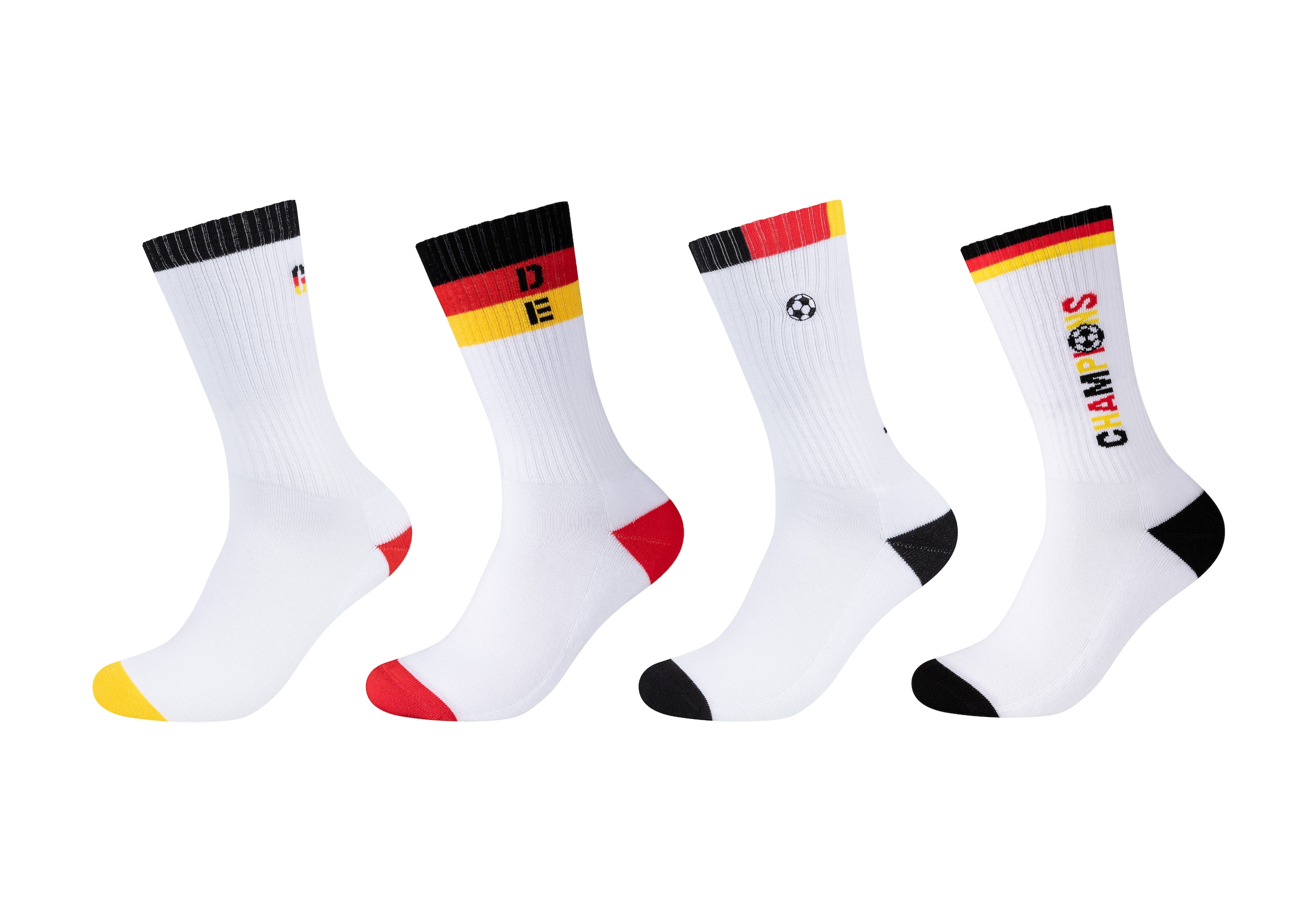 Camano Chaussettes de tennis 4 Paar, 