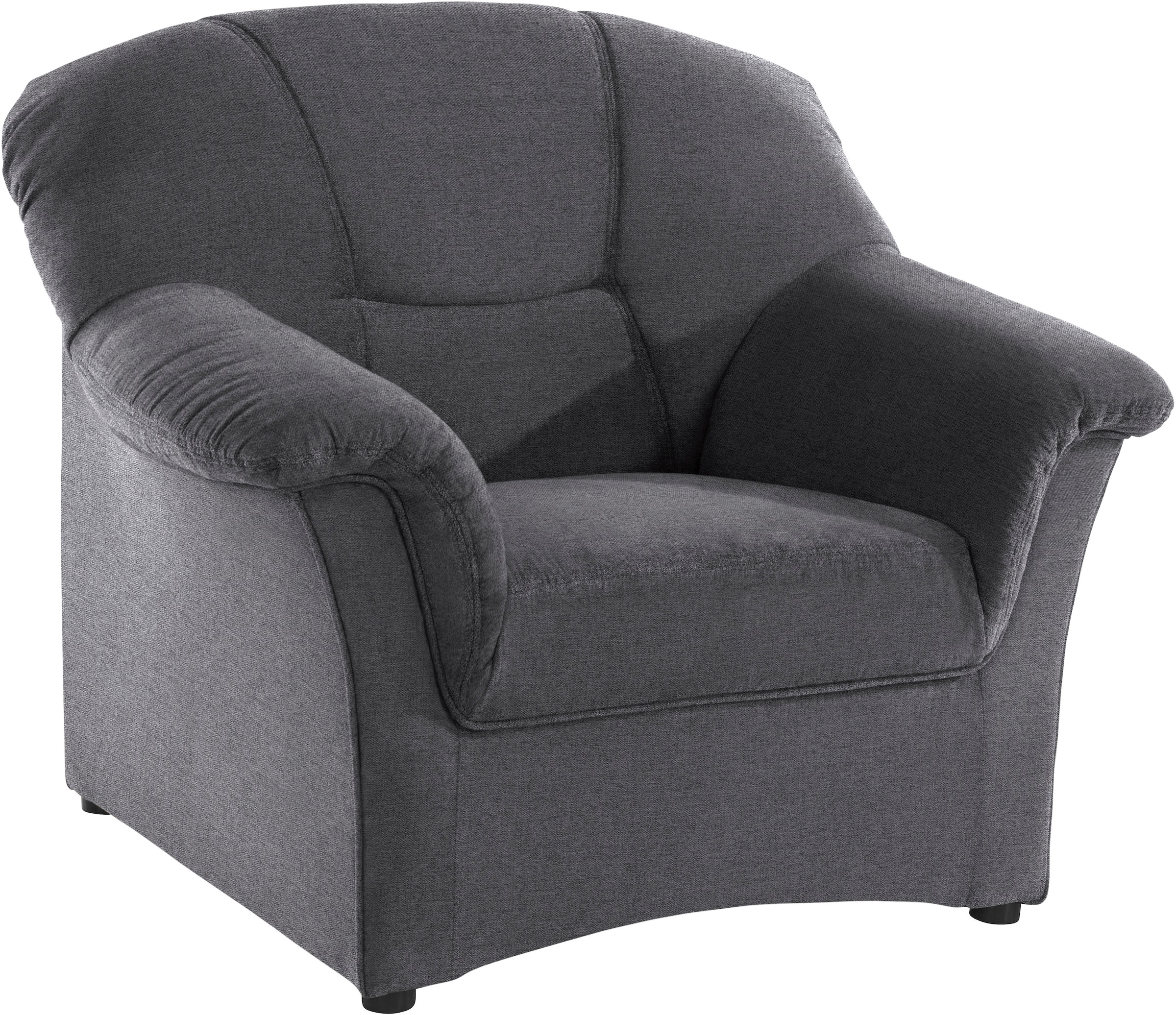 DOMO collection Sessel »SARAFINA Breite 102 cm, auch mit Federkern für noch mehr Sitzkomfort!« whlw. mit Federkern, elegantes Design
