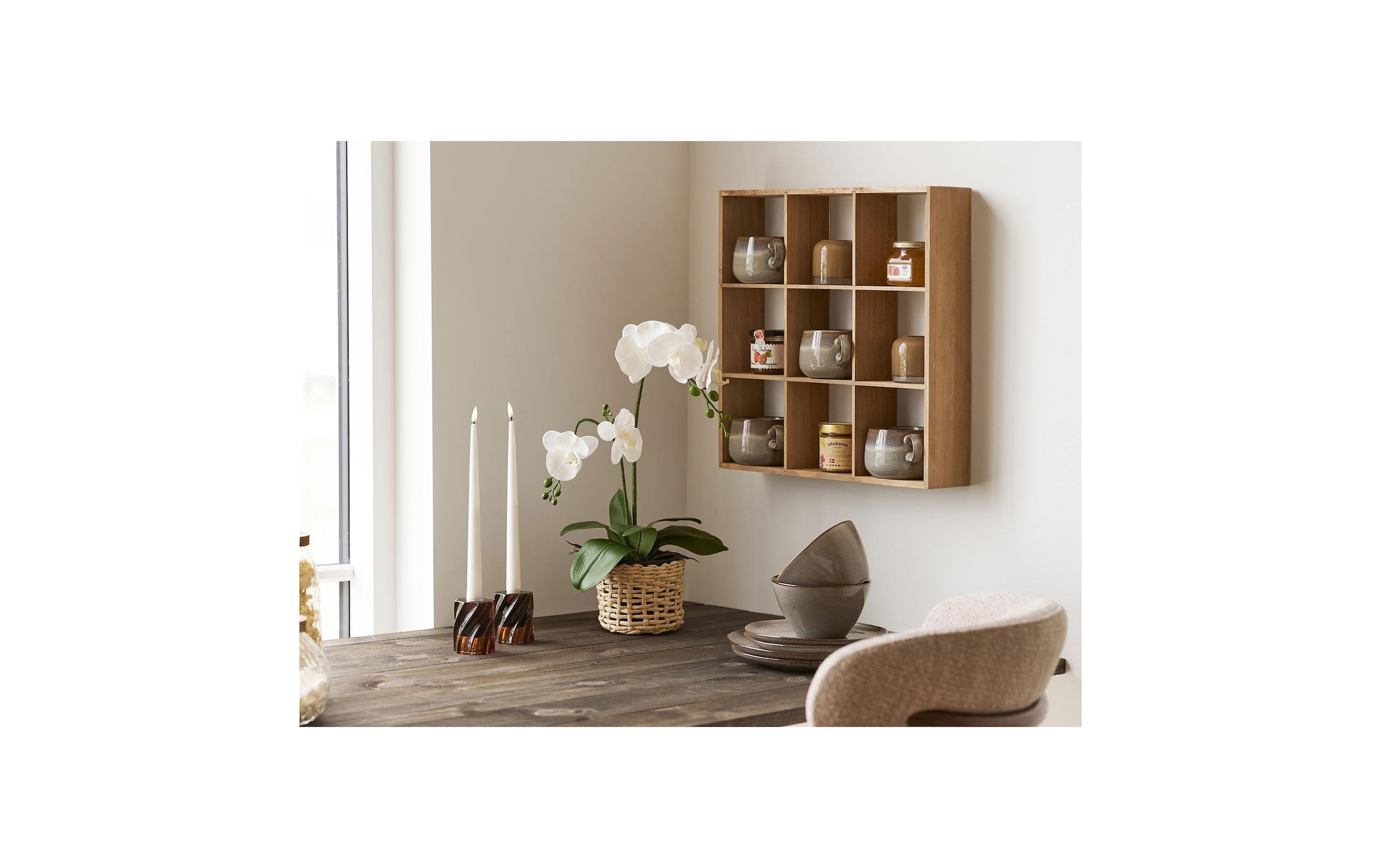 House Nordic Étagère murale »Moss 10,5 x 46 x 46 cm«
