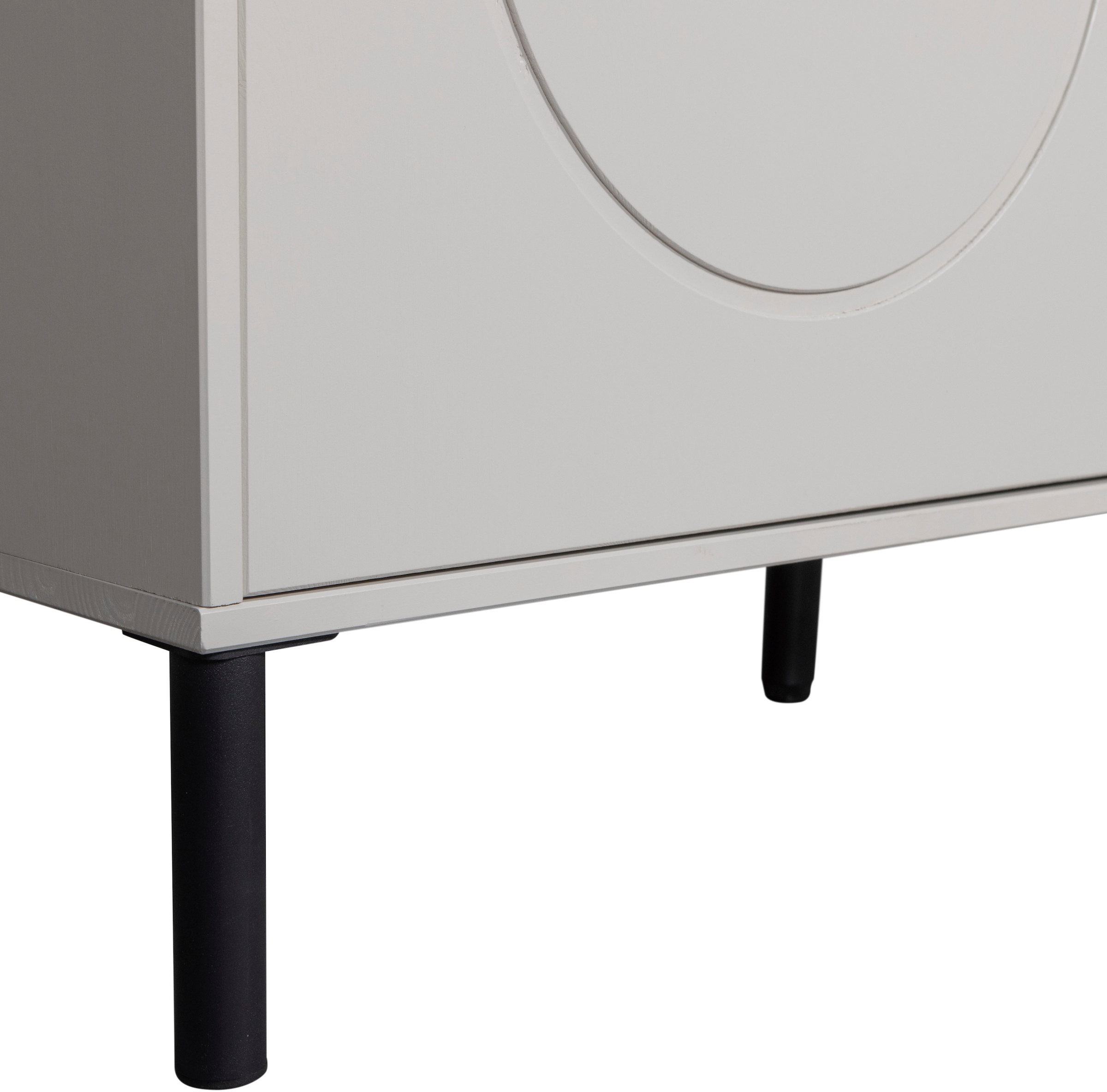 WOOOD Armoire vestiaire »Xina mit geschliffener Oberfläche und HDF-Rückwand (2-türig)« FSC® pin massif, pied de 15 cm, zone suspendue et allongée