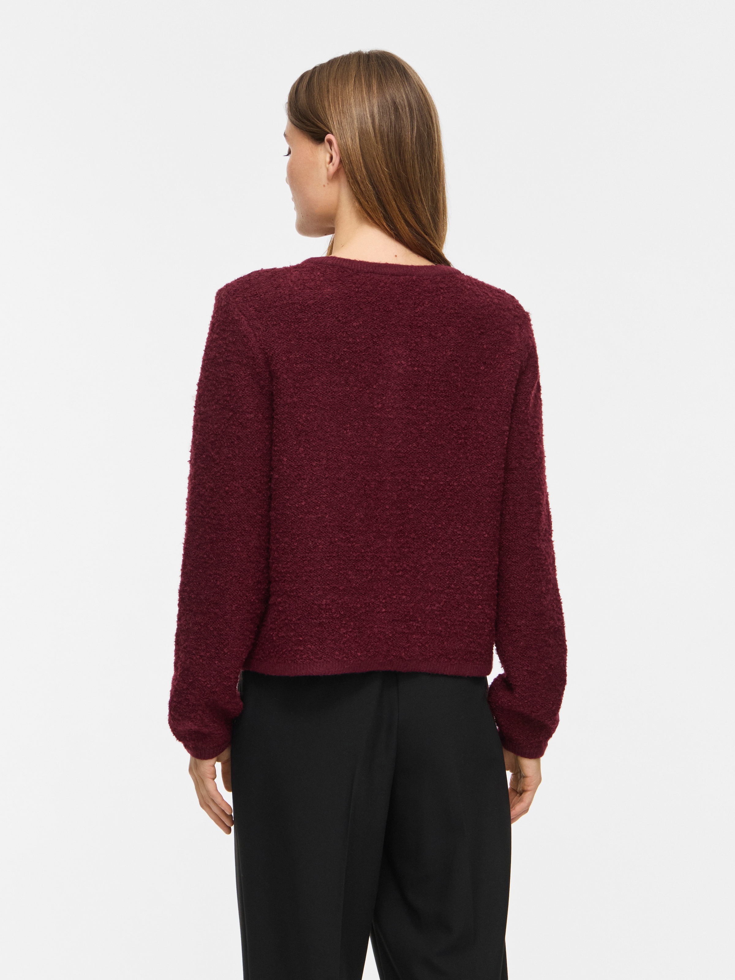 Vila Veste en tricot »VIPIGGA O-NECK L/S KNIT JACKET NOOS« mélange de matériaux