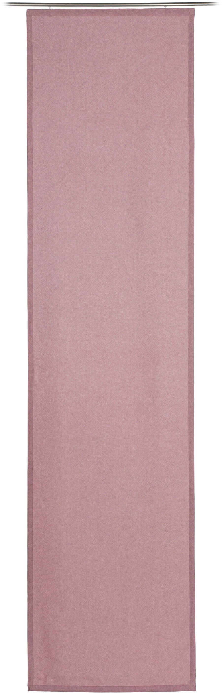 Gözze Rideau coulissant »Linus Schiebevorhang« Support de panneau 1 cuis tlg. HxB: 245x60, Uni Panamagewebe, inkl. Zubehör