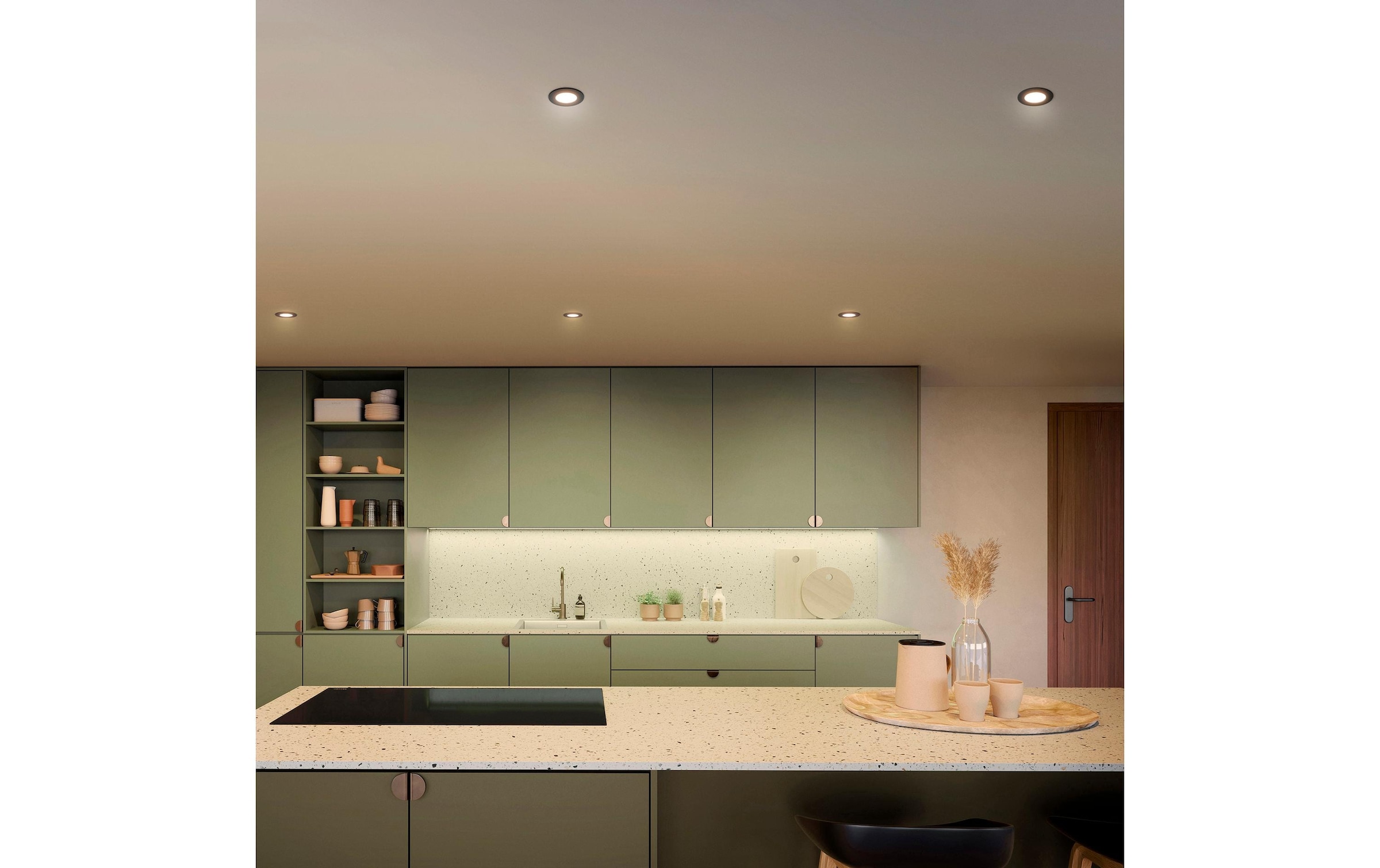 Philips Hue Plafonnier »Philips Hue Deckenleuchte WCA Slim Recessed Light S « RVB | blanc chaud - blanc froid