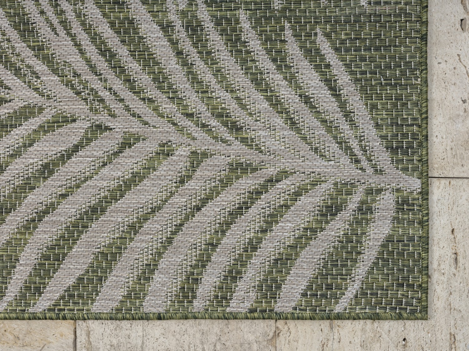 Myflair Möbel & Accessoires Teppich »Autumn« rechteckig 8 mm Höhe Wendeteppich, Blätter Motiv, Outdoor geeignet, Balkon, Terrasse