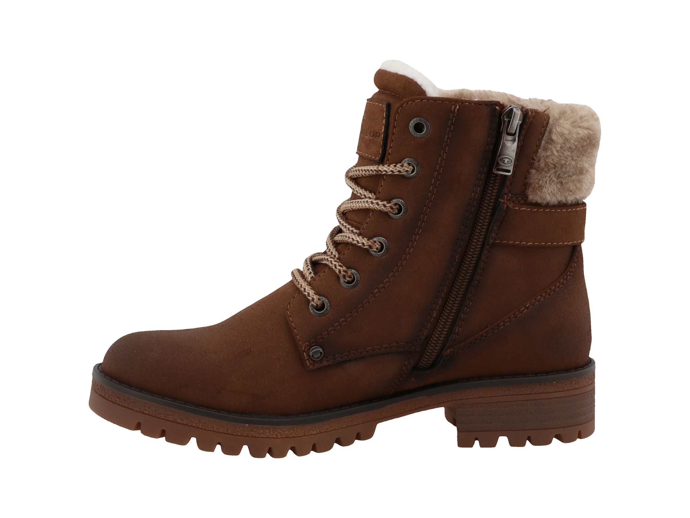 TOM TAILOR Winterboots  Workerboots, Hiking Boot mit Blockabsatz