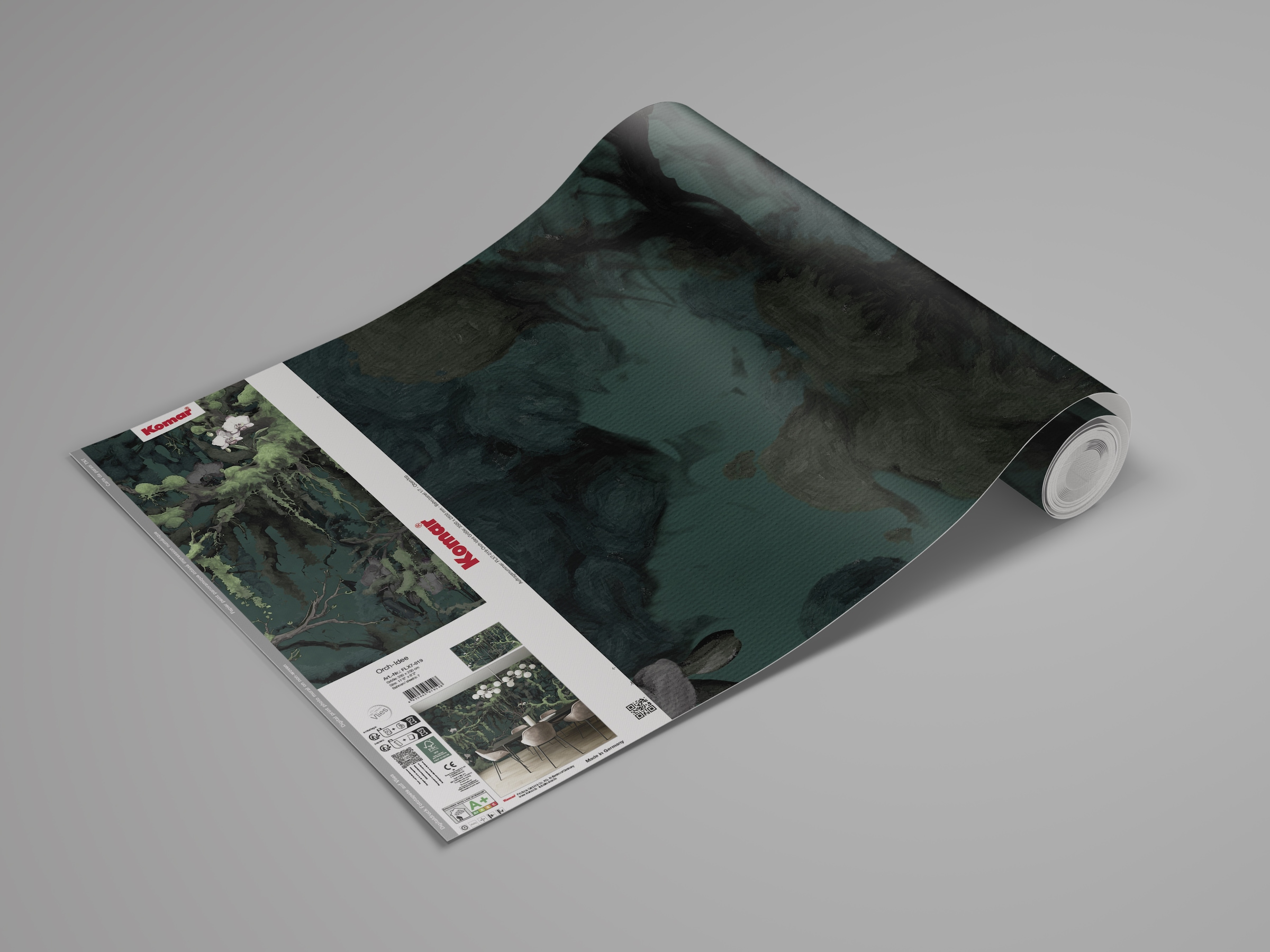 Komar Fototapete »Komar Vlies Fototapete - Orch-Idee - Grösse 350 x 250 cm« bedruckt glatt