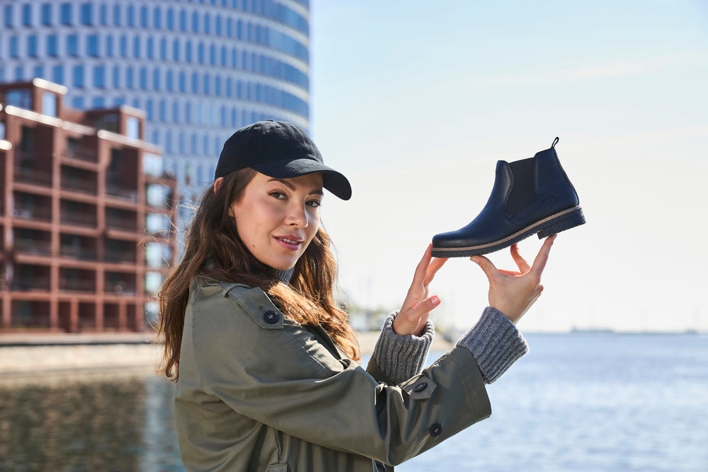 Rieker Bottines chelsea  Stiefelette, Schlupfboots, Stretcheinsatz, mit Innenreissverschluss