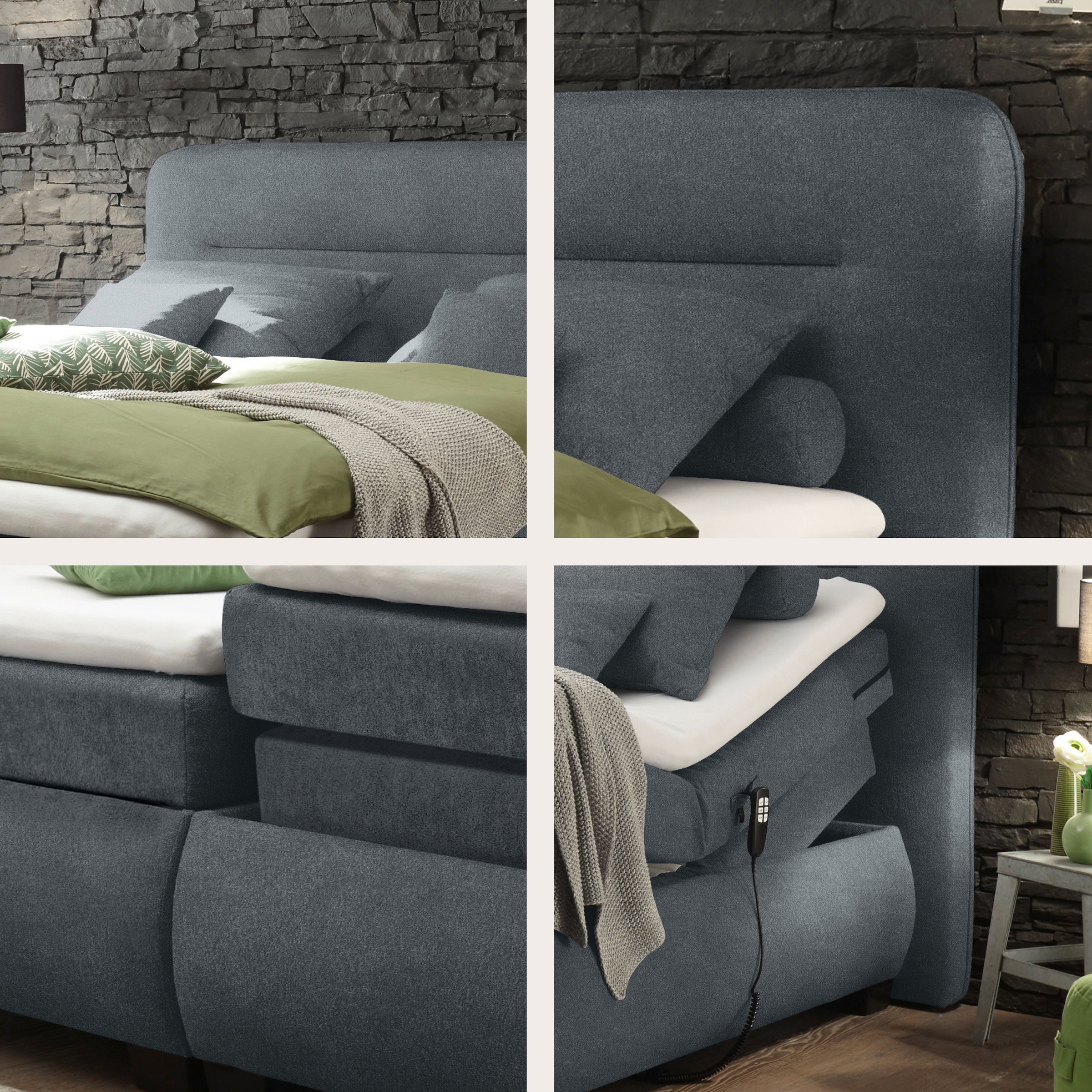 ED EXCITING DESIGN Boxspringbett »Evolution« inkl. Motor und Topper