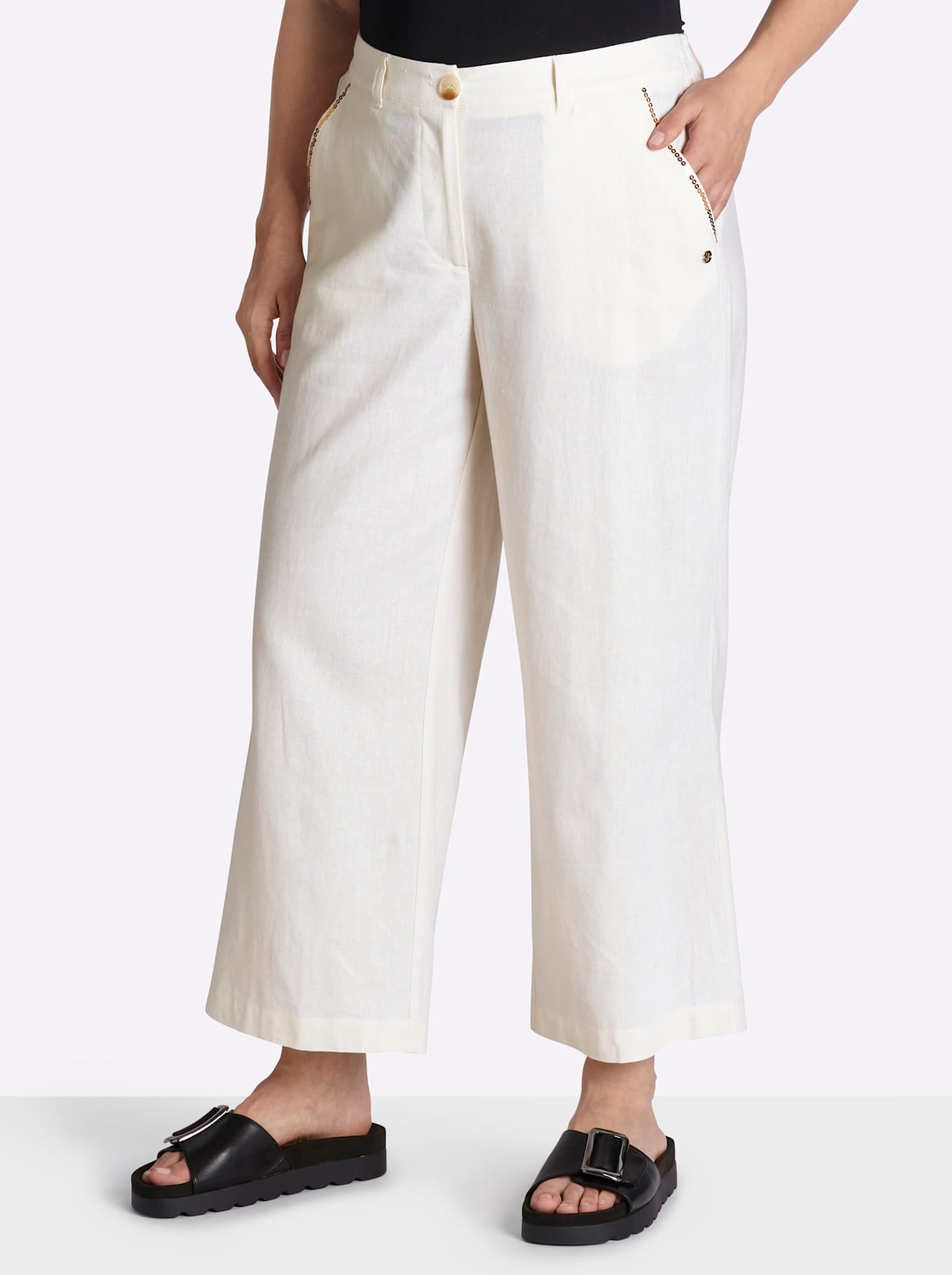 Sheego Leinenhose