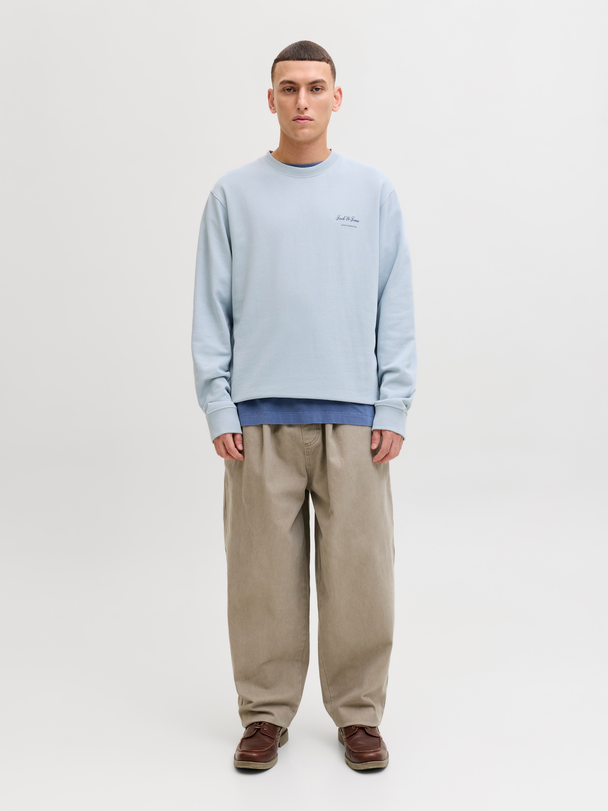 Jack & Jones Sweatshirt »JJEARCHIVE GRAPHIC SWEAT CREW NECK NOOS«, Baumwollmischung, relaxed fit
