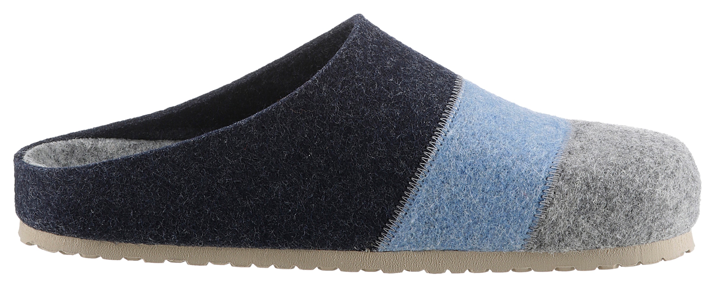 Aniston SHOES Clog »Panal«  Hausschuh, Homeslipper in Patchwork-Optik