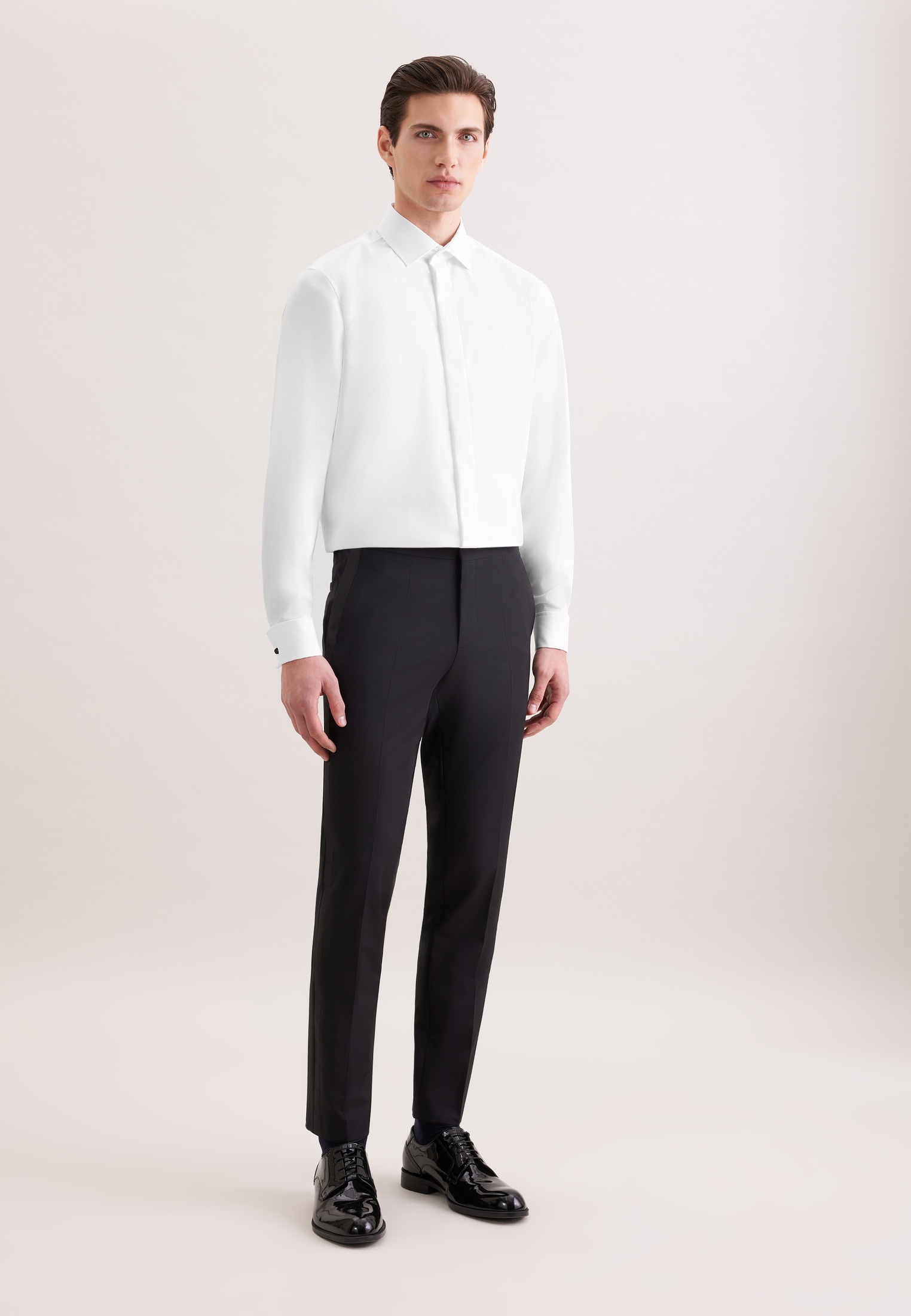 seidensticker Chemise de smoking »Schwarze Rose« Gala Uni