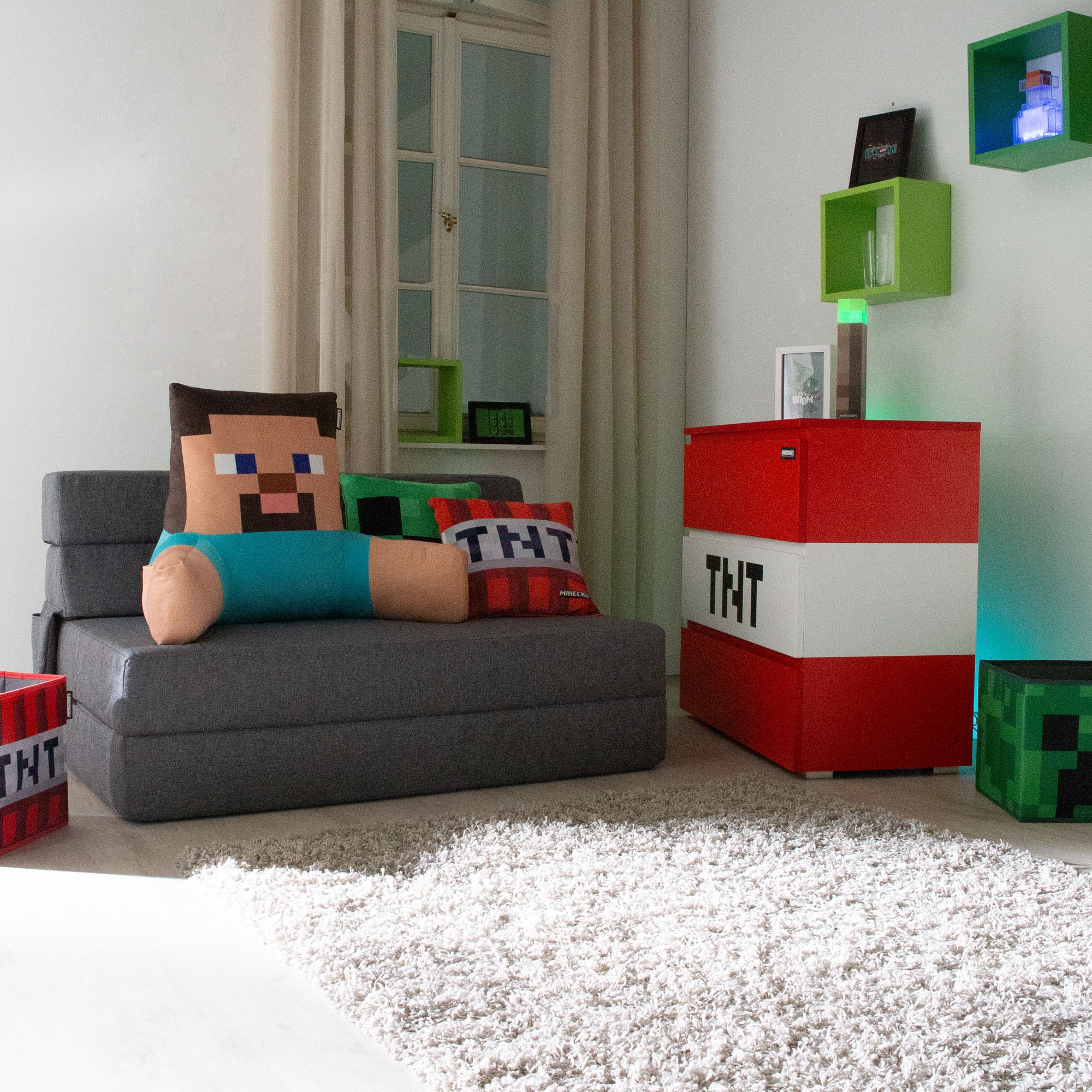 Phoenix Commode »Minecraft TNT Kommode« avec éclairage