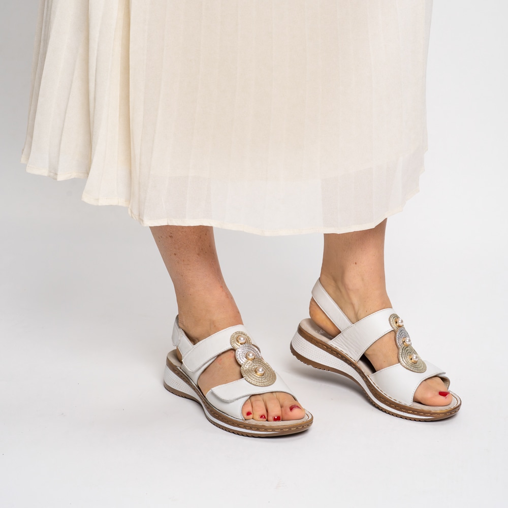 Ara Riemchensandale »HAWAII«  Keilabsatz, Sommerschuh, Bequemschuh in Weite G (= weit)