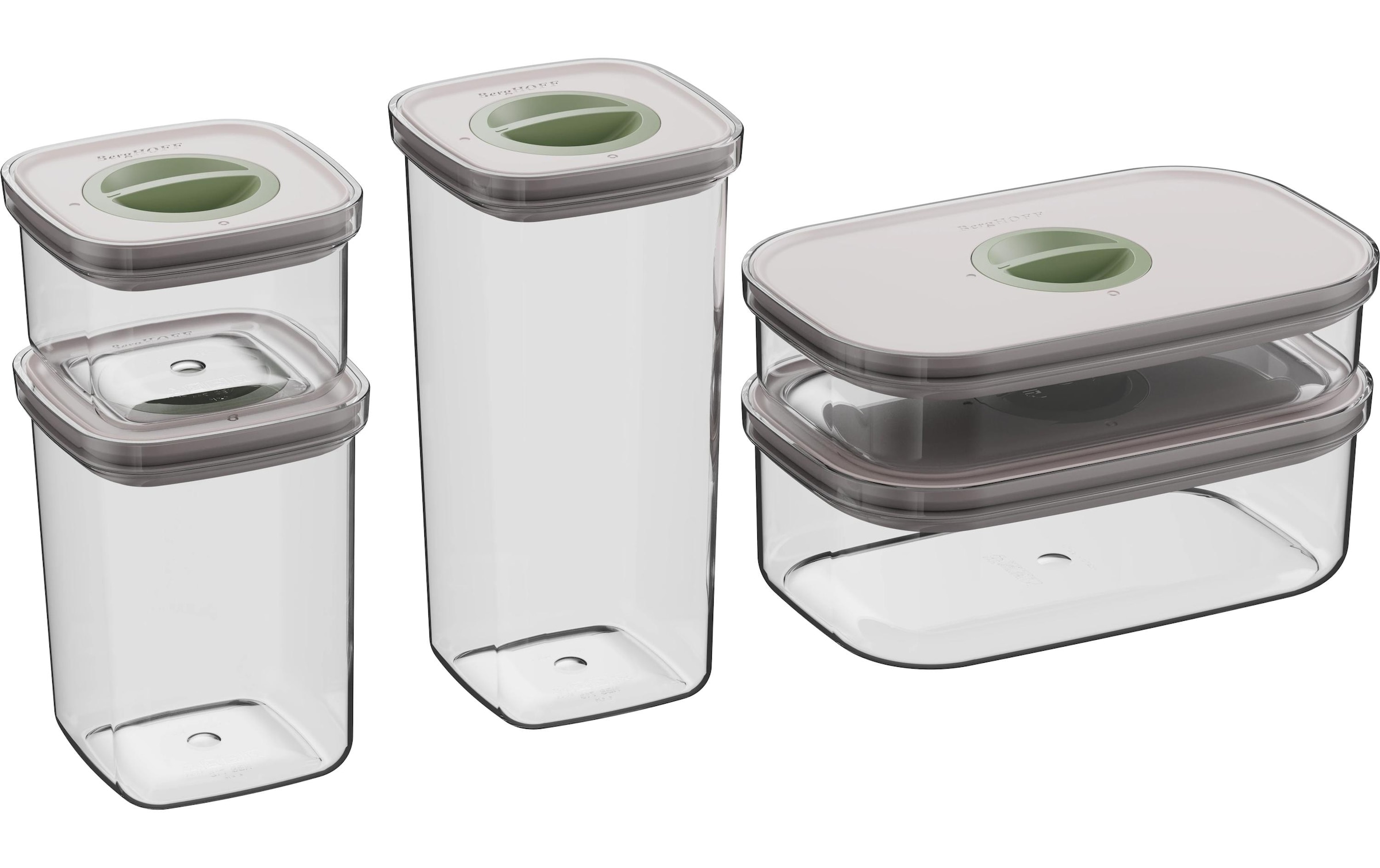 BergHOFF Vorratsdose »Set Leo Smart Seal 5-teilig« 5 Stk. tlg.