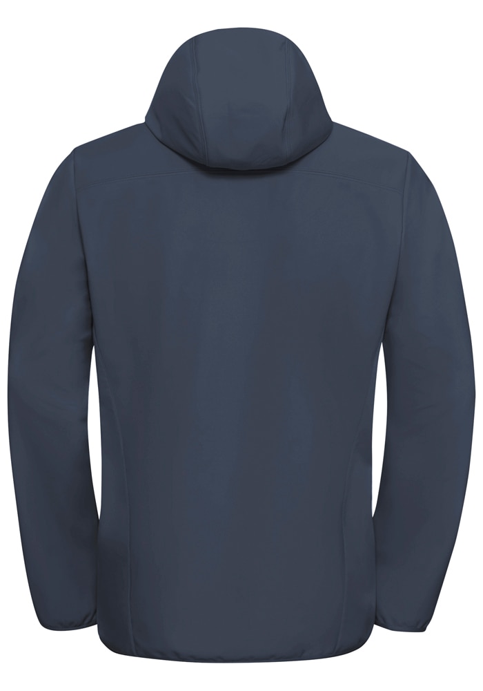 Jack Wolfskin Veste softshell »BORNBERG HOODY M« avec capuche avec capuche, coupe-vent, déperlant, respirant