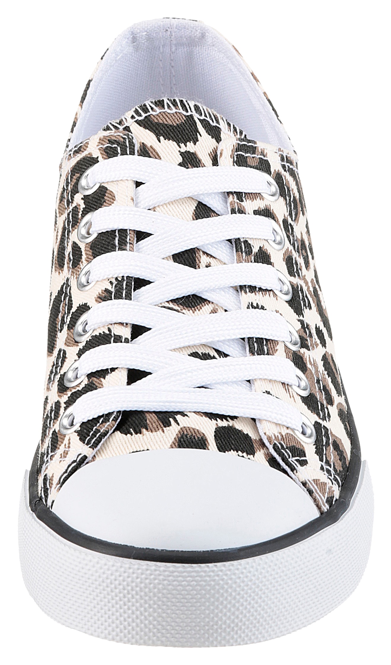 Aniston SHOES Sneaker  Freizeitschuh, Sneaker mit klassischen umlaufenden schwarzen Streifen