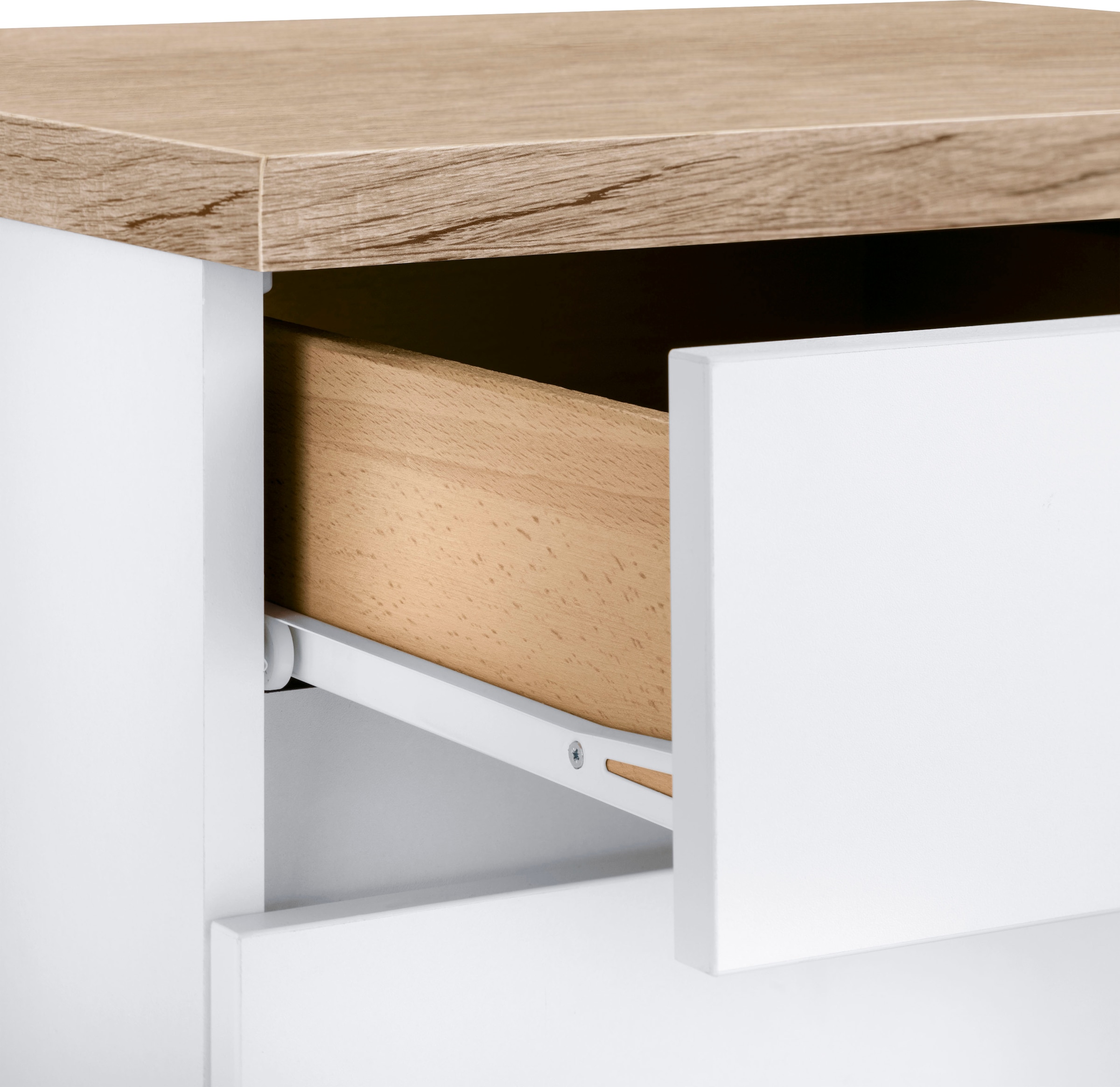 OPTIFIT Kitchenette »Roth« Breite 210 cm, wahlweise mit E-Geräten, Push-to-Open-Funktion