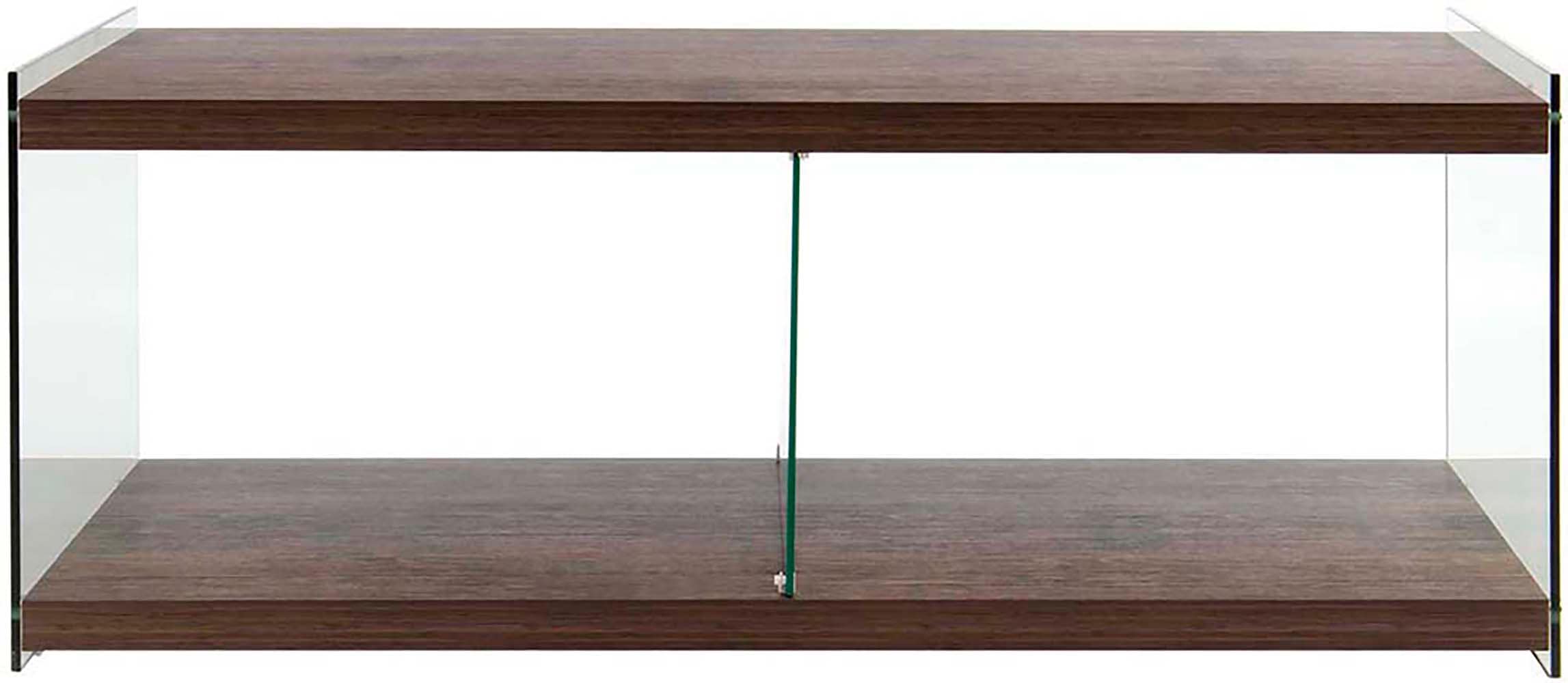 Kayoom Meuble TV »TV-Tisch Elementary, eckige Form, viel Ablagefläche« 1 cuis tlg. table TV, verre trempé, facile d’entretien