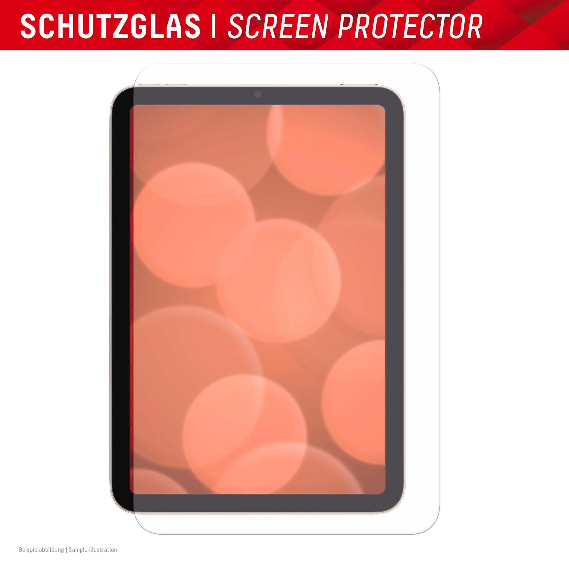 Displex Displayschutzglas »Tablet Glass« für Apple iPad mini 8,3 (7. Gen.);Apple iPad mini 8,3 (6. Gen.) Displayschutzfolie, Schutzfolie, Bildschirmschutz, kratz- & stossfest