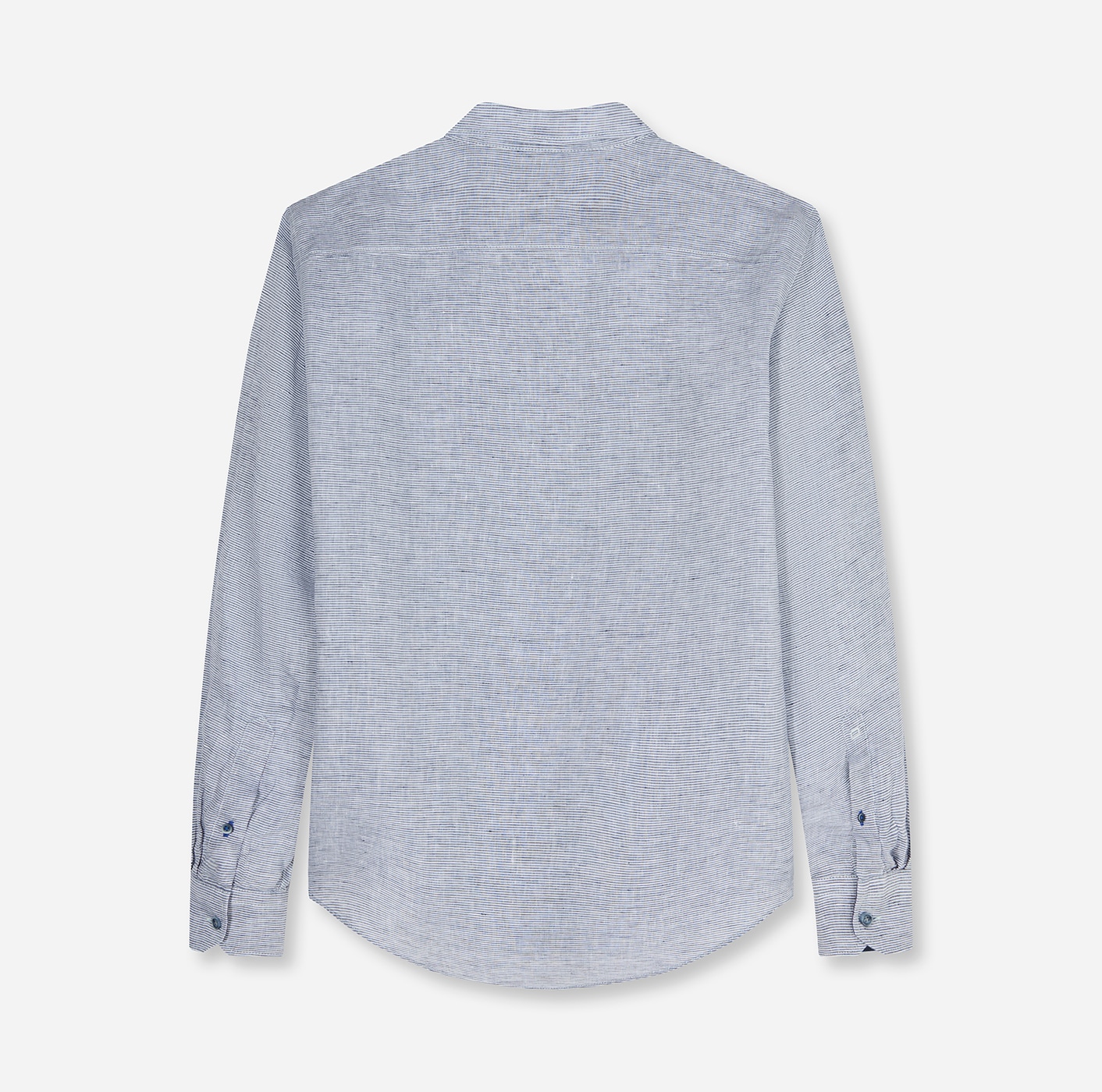 OLYMP Chemise à manches longues Casual, Button-down-Kragen, regular fit, Leinen