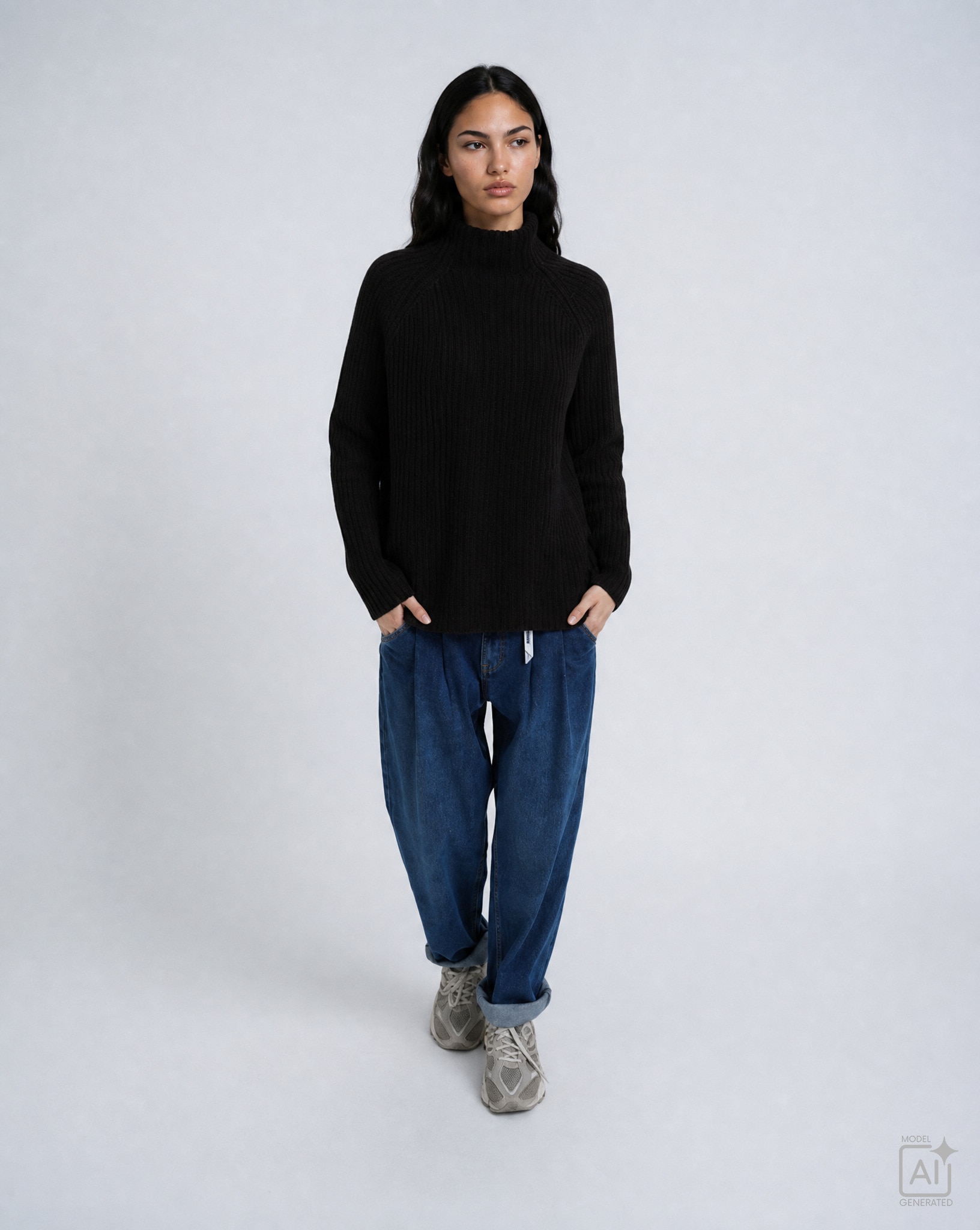 Smith & Soul Pull en laine mit Stehkragen