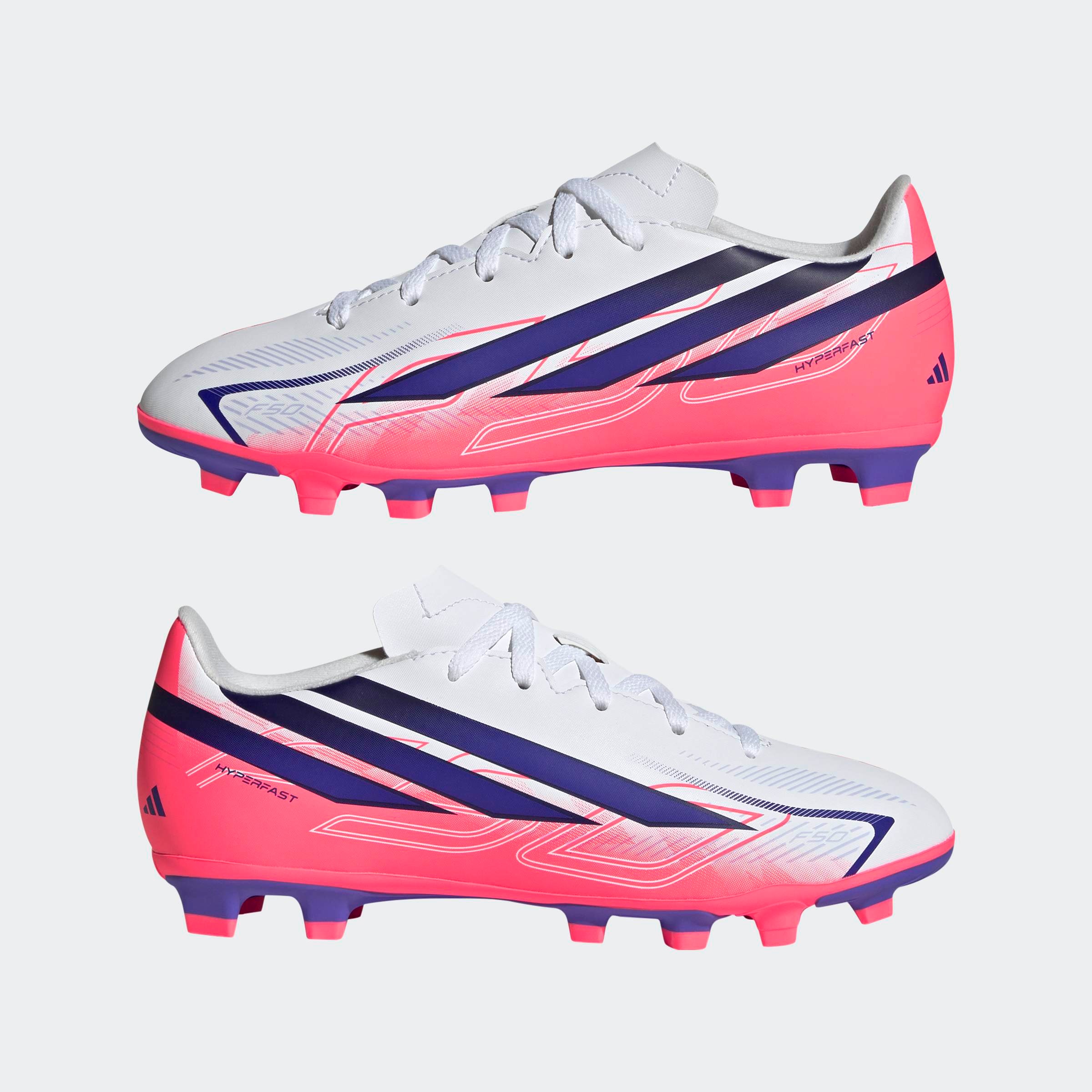 adidas Performance Fussballschuh »F50 HYPERFAST CLUB KIDS , FESTE BÖDEN/GEMISCHTE BÖDEN«  für viele verschiedene Böden geeignet, für Jugendliche & Kinder
