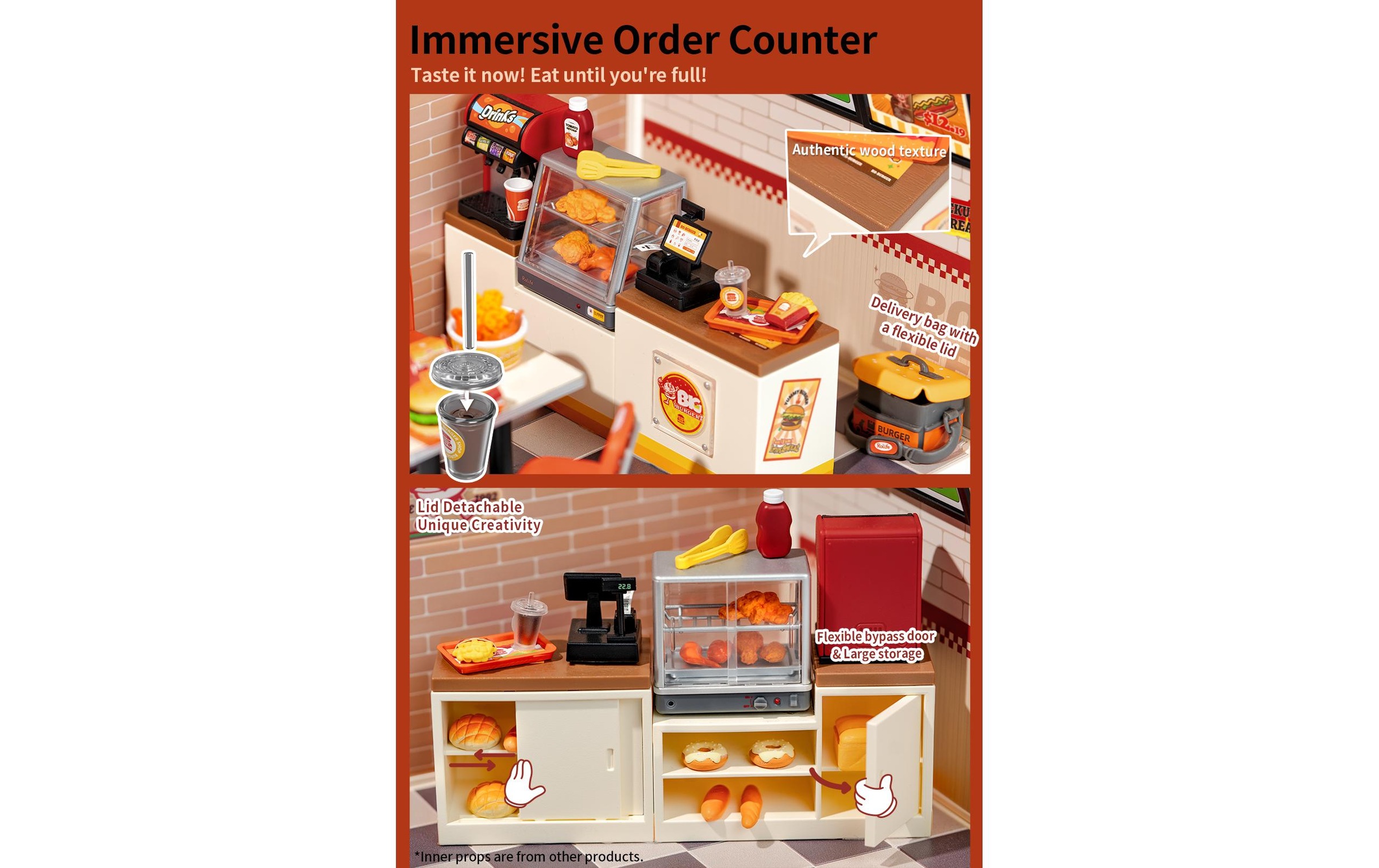   Kit de modèles réduits »RoboTime Yum Yum Burgers«