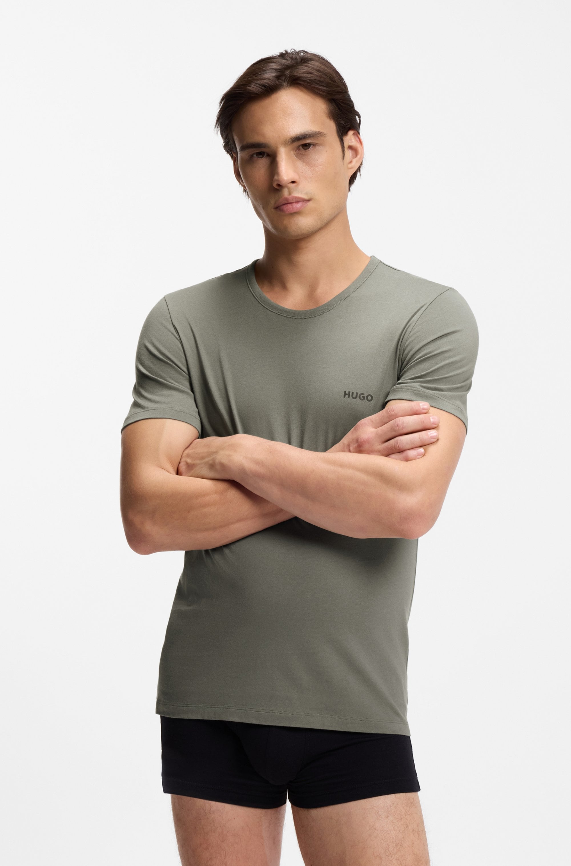 HUGO Underwear T-shirt »RN TRIPL« Packung, 3 pièces mit Rundhalsausschnitt