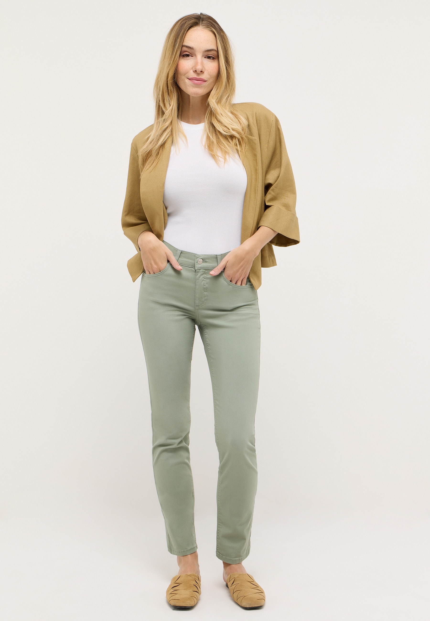 ANGELS Jeans droit »CICI« in Slim Fit-Passform