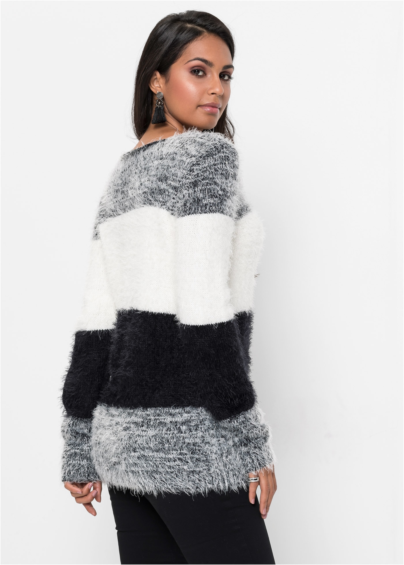 bonprix Strickpullover »Grobstrick-Pullover« Grobstrick-Pullover