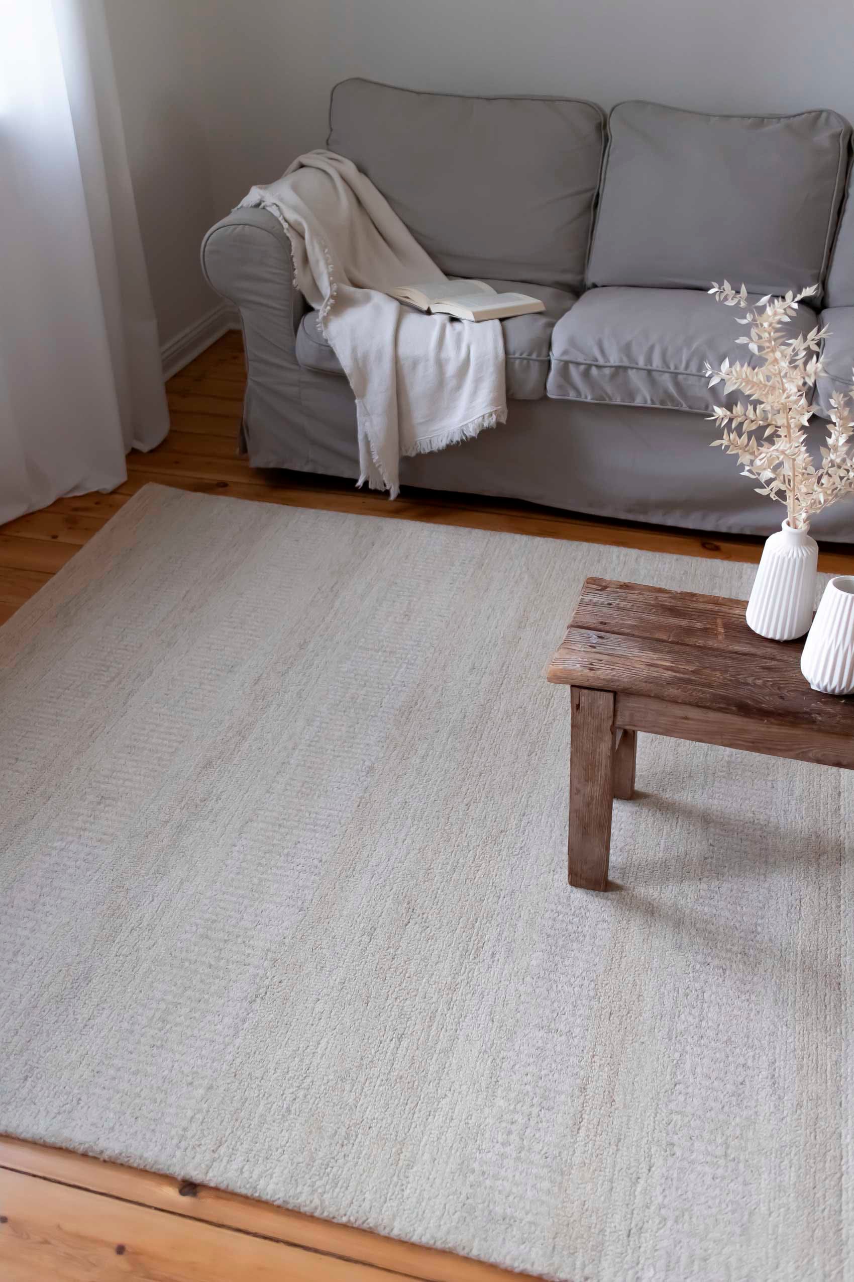 Wecon home Tapis en laine »Gustav« Rectangulaire 8 mm Höhe