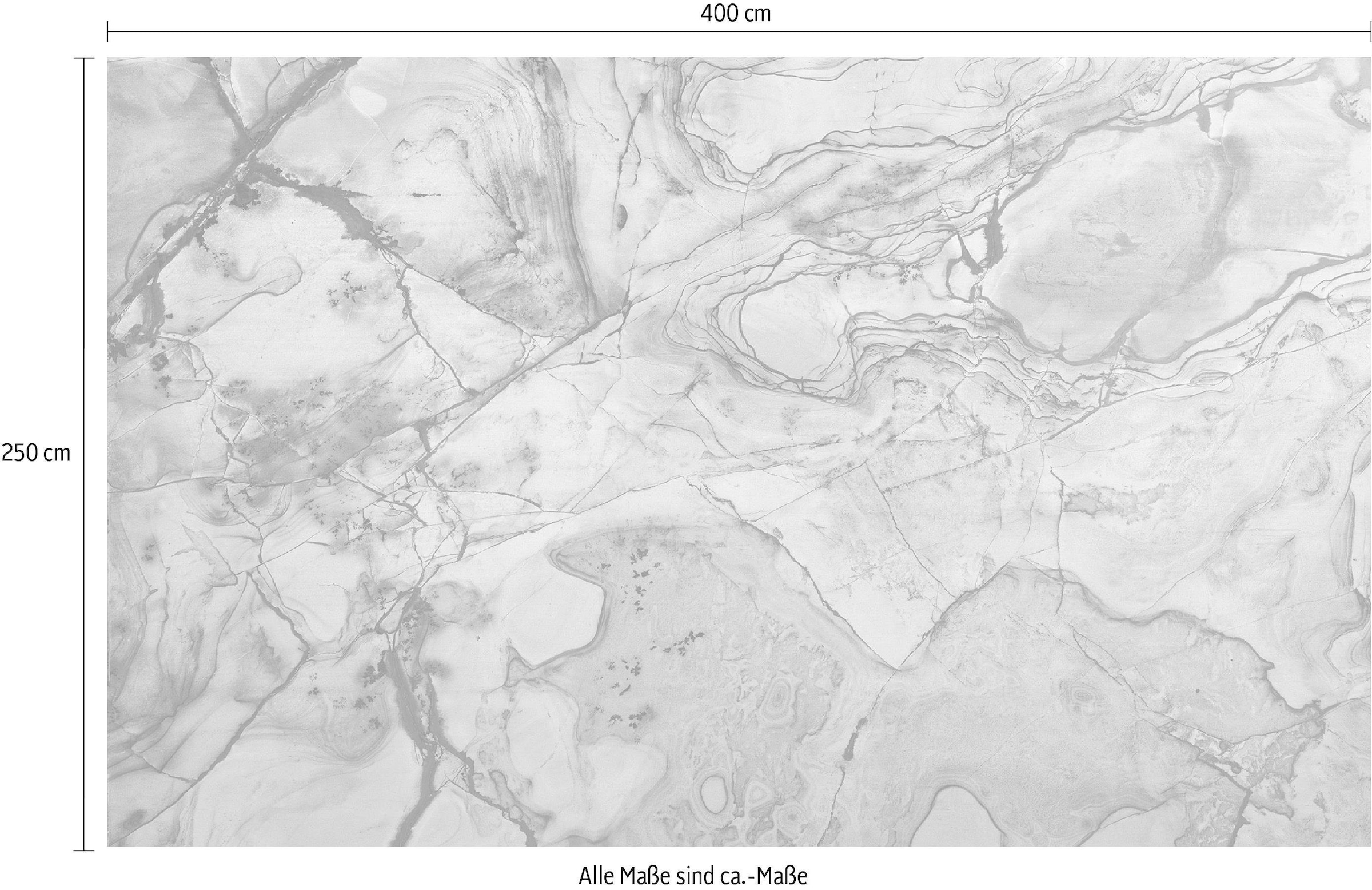 Komar Vliestapete »Digitaldruck Vlies -  Marble - Grösse 400 x 250 cm« bedruckt glatt Wohnzimmer, Schlafzimmer