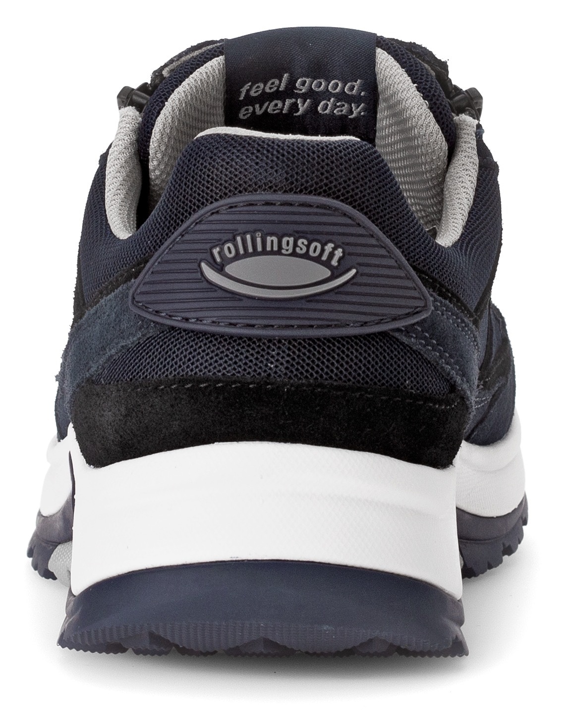 Gabor Rollingsoft Keilsneaker  , Schnürschuh, Halbschuh, Freizeitschuh, Aussenreissverschluss, G-Weite