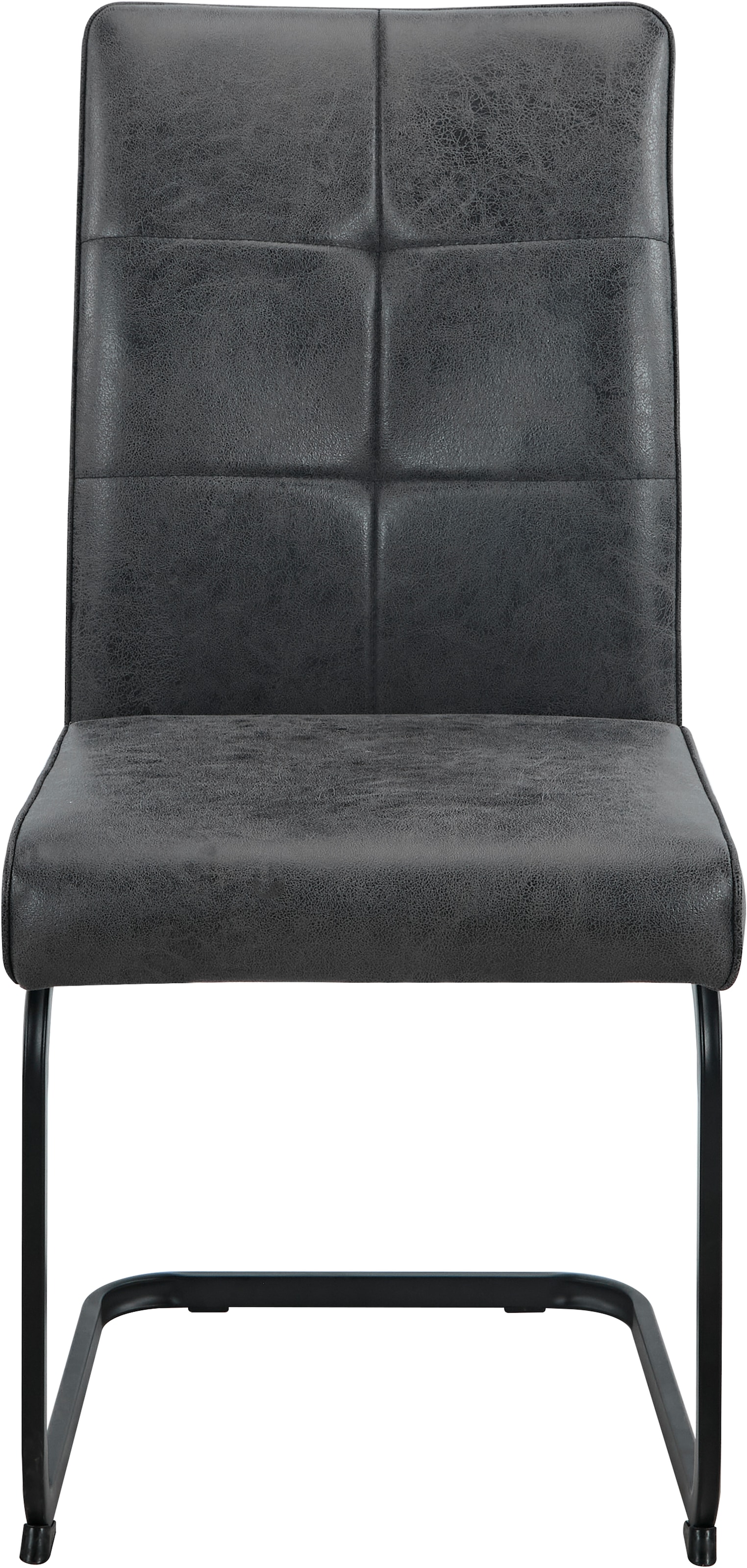 HELA Chaise cantilever »MALTA« (Set) 1 cuisverschiedene Bezüge, Gestell Hochkant, Steppnähte