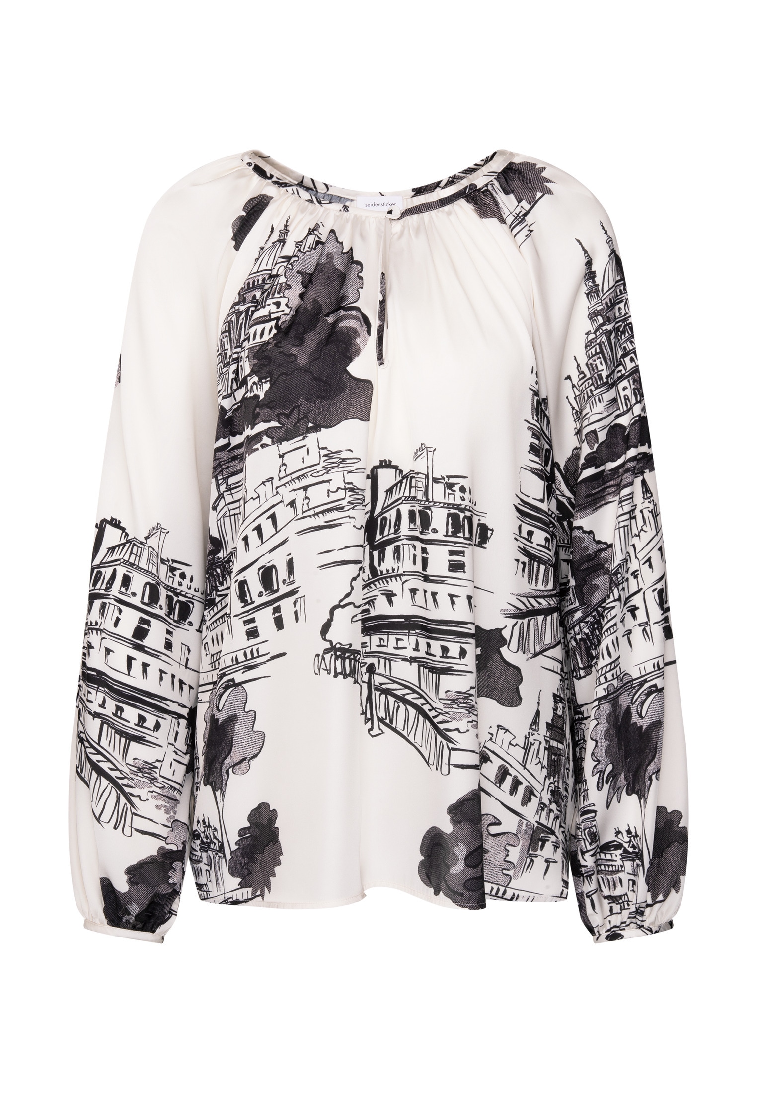 seidensticker Blouse à enfiler »Schwarze Rose« 1/1 Druck