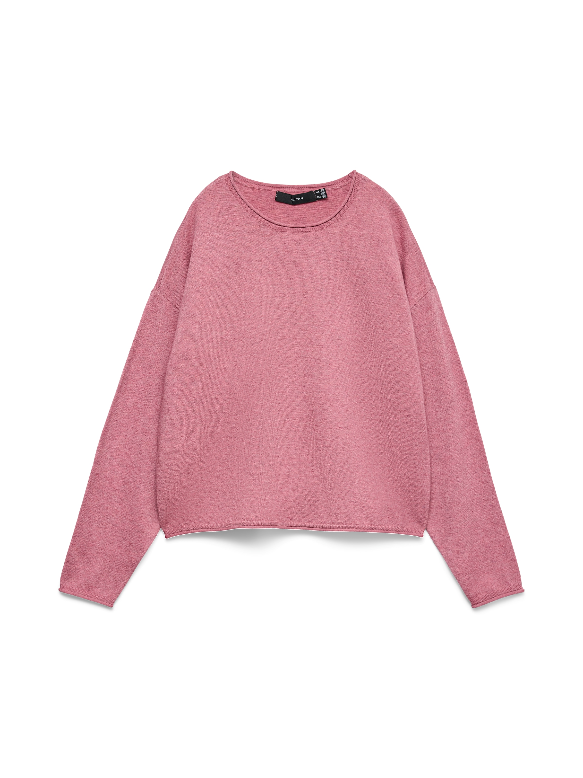 Vero Moda Strickpullover »VMEXCITING PLAIN LS O-NK ROLL PULLOV BOO«