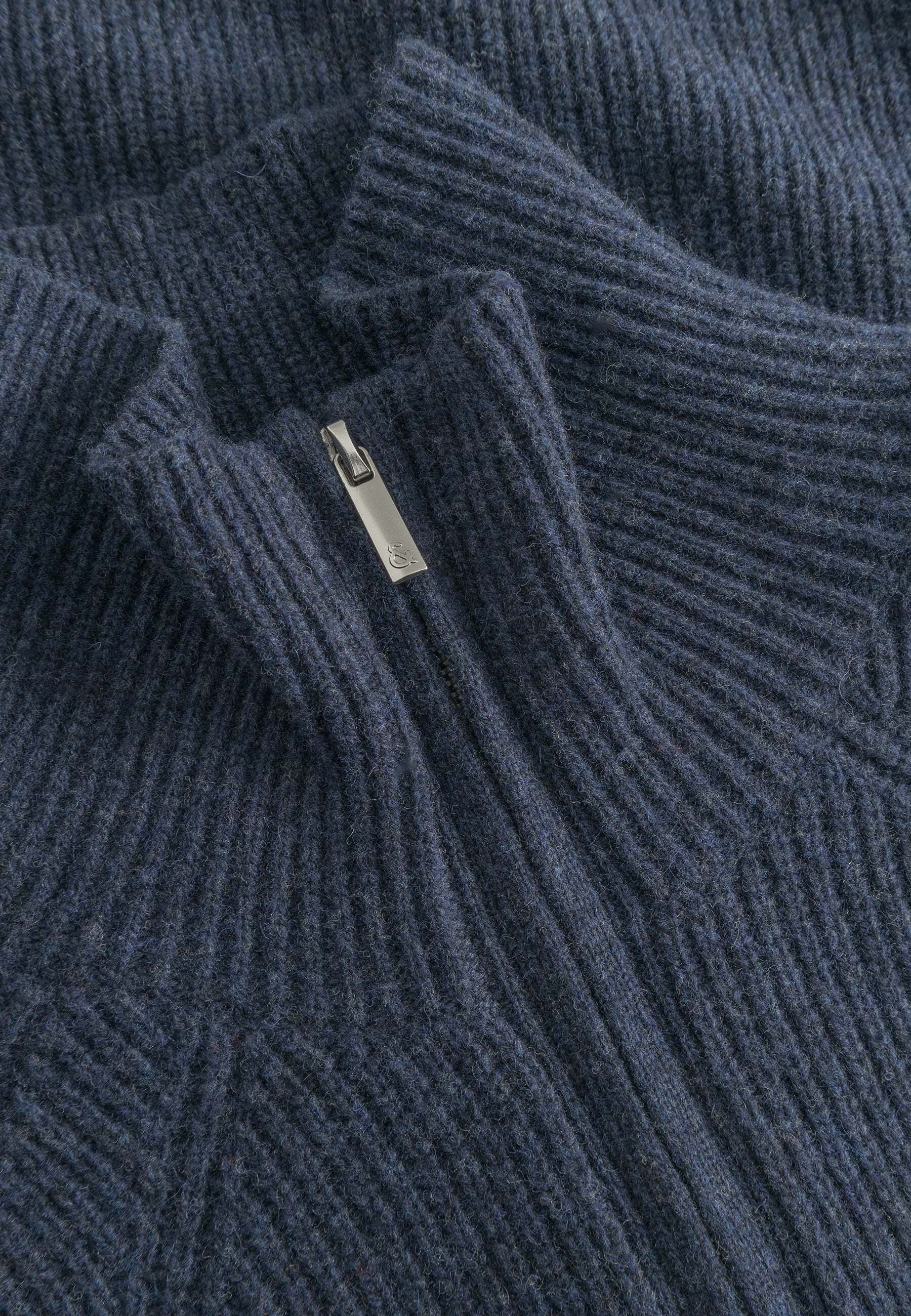 colours & sons Pull en tricot »colours & sons Pullover Half-Zip-Lambswool«
