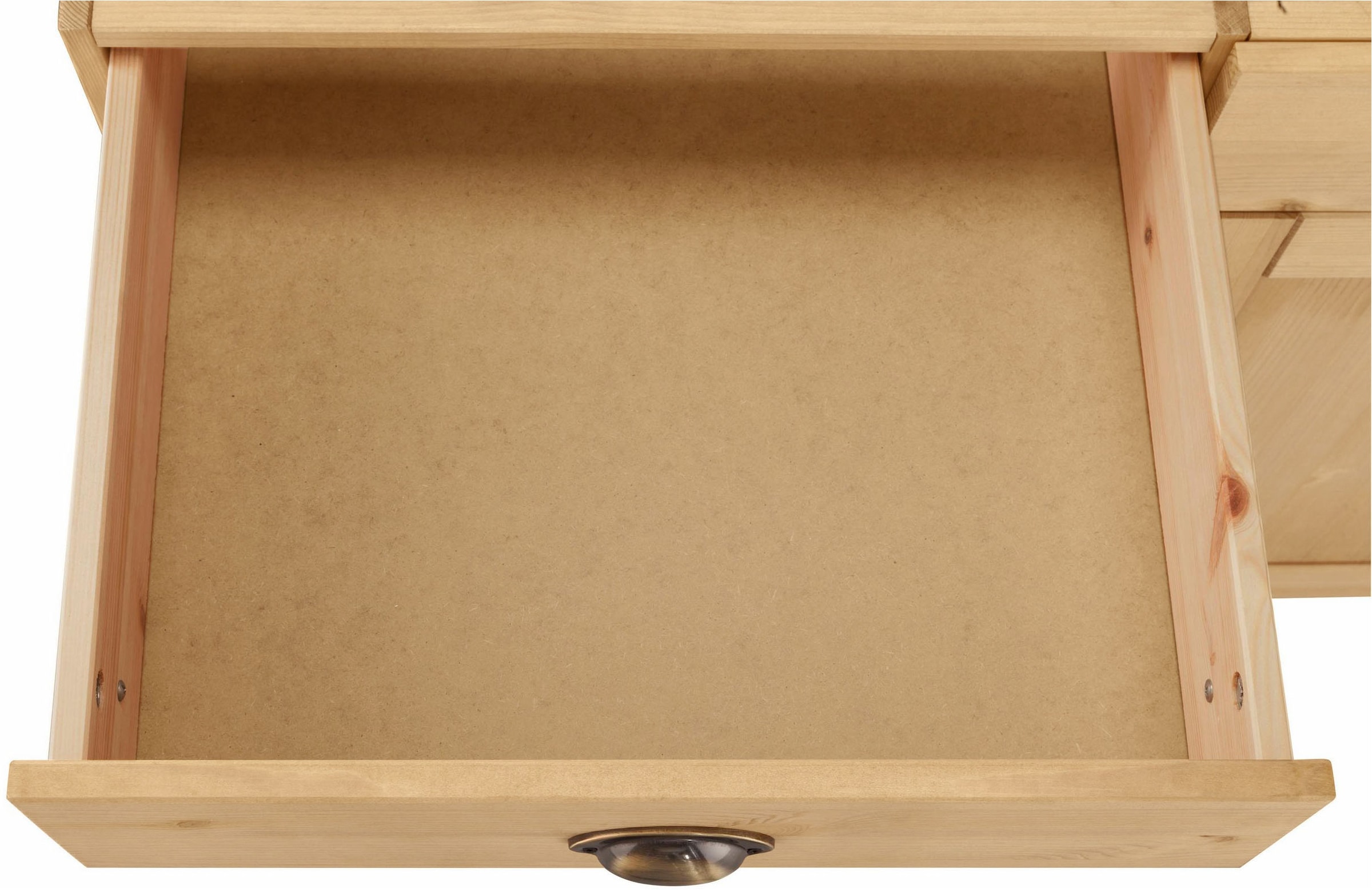 Home affaire Armoire basse »Oslo« 100 cm de large, sans plan de travail, 2 tiroirs, 2 coulisses