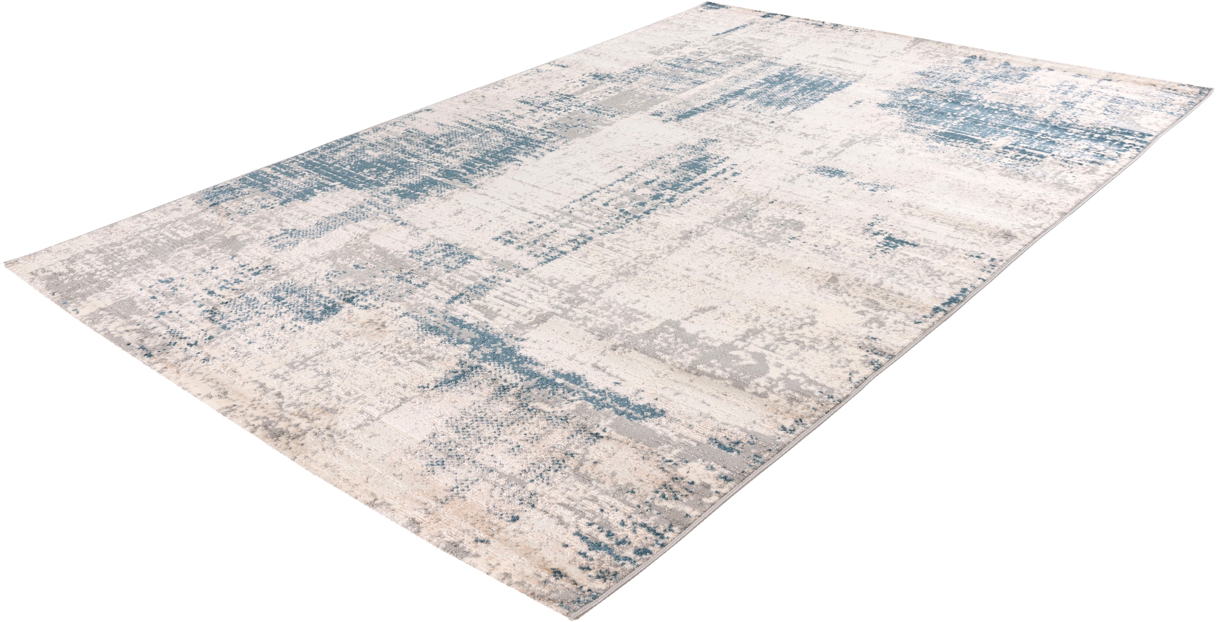 Obsession Teppich »My Salsa 690« rechteckig 8 mm Höhe Kurzflor, modernes & abstraktes Design, Used-Look, 3D-Effekt