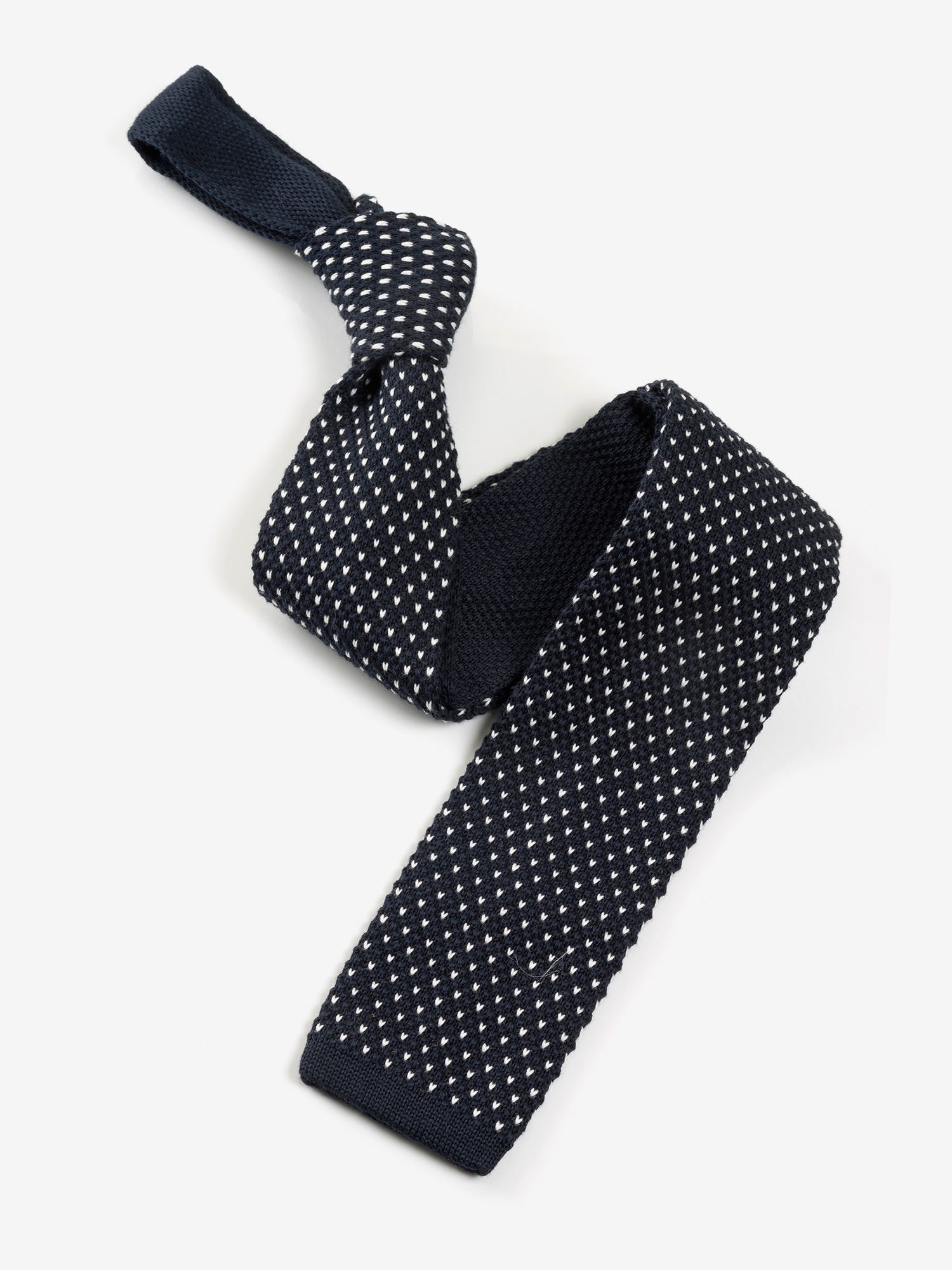 Cinque Cravate 1 cuis mit feinem Hahnentrittstrickmuster