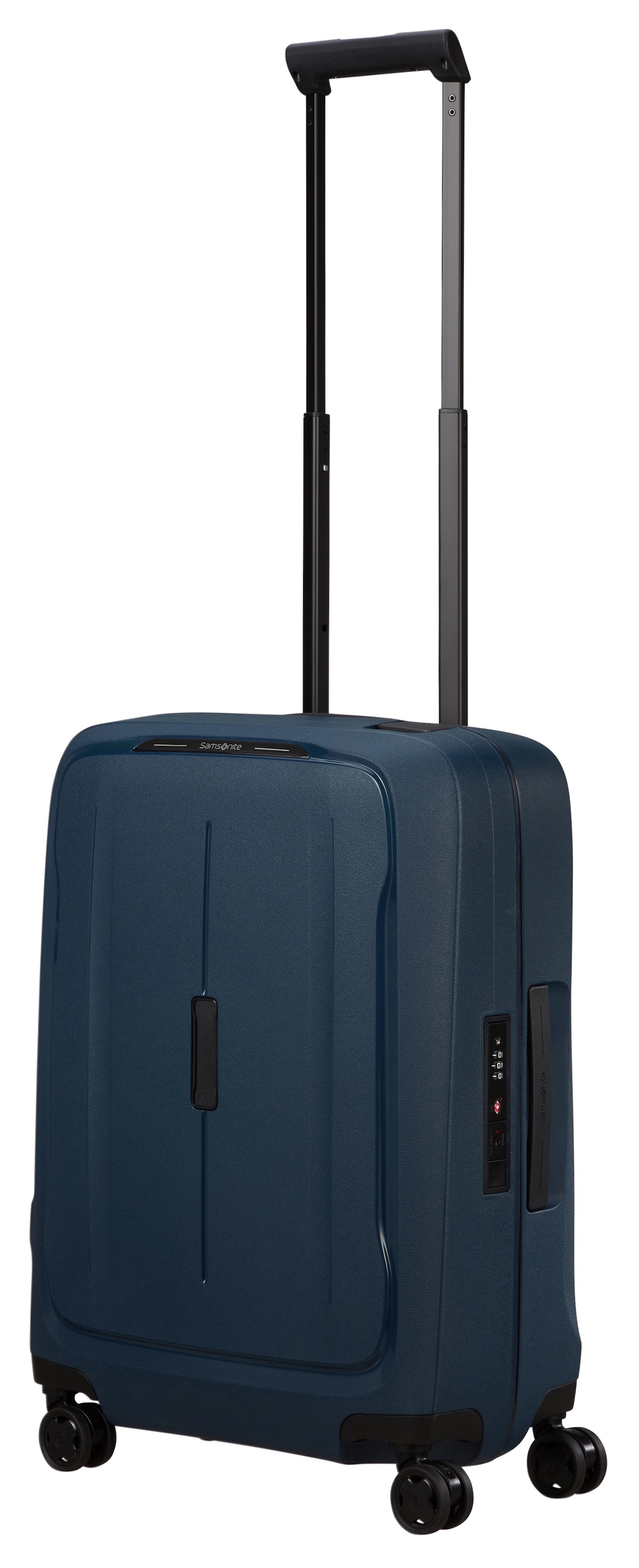 Samsonite Trolley à coque dure »ESSENS, verschiedene Grössen und Farben« 39 litre 4 Rollen avec boîtier robuste en polypropylène, avec plusieurs compartiments